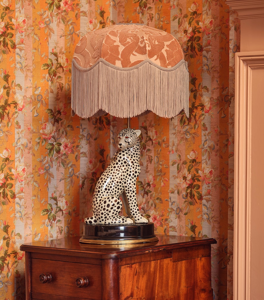 House Of Hackney Porcelain Cheetah Lamp Base White Image 4