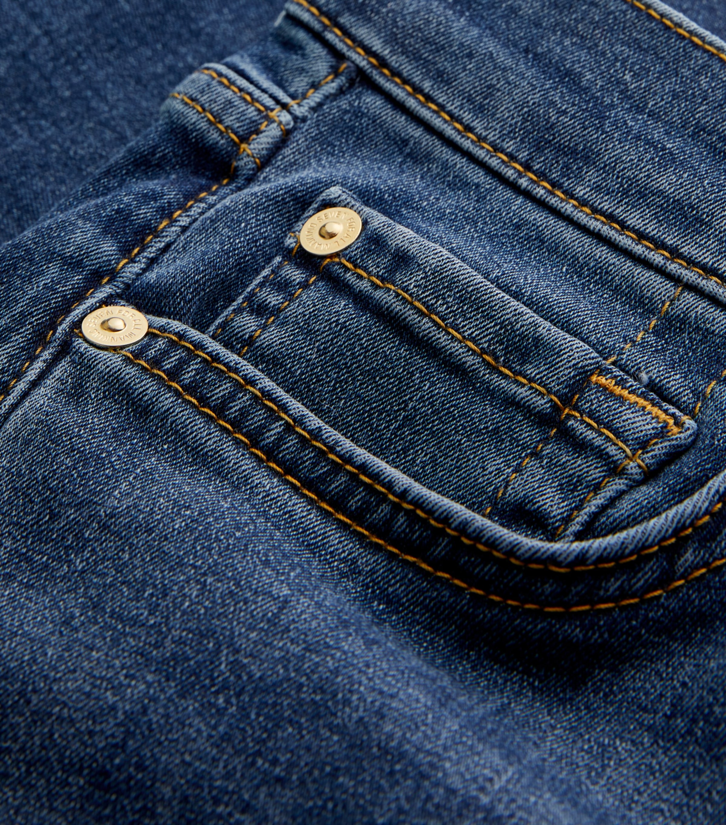 B(Air) High-Rise Ankle Skinny Jeans DUCHESS MID BLUE Image 5