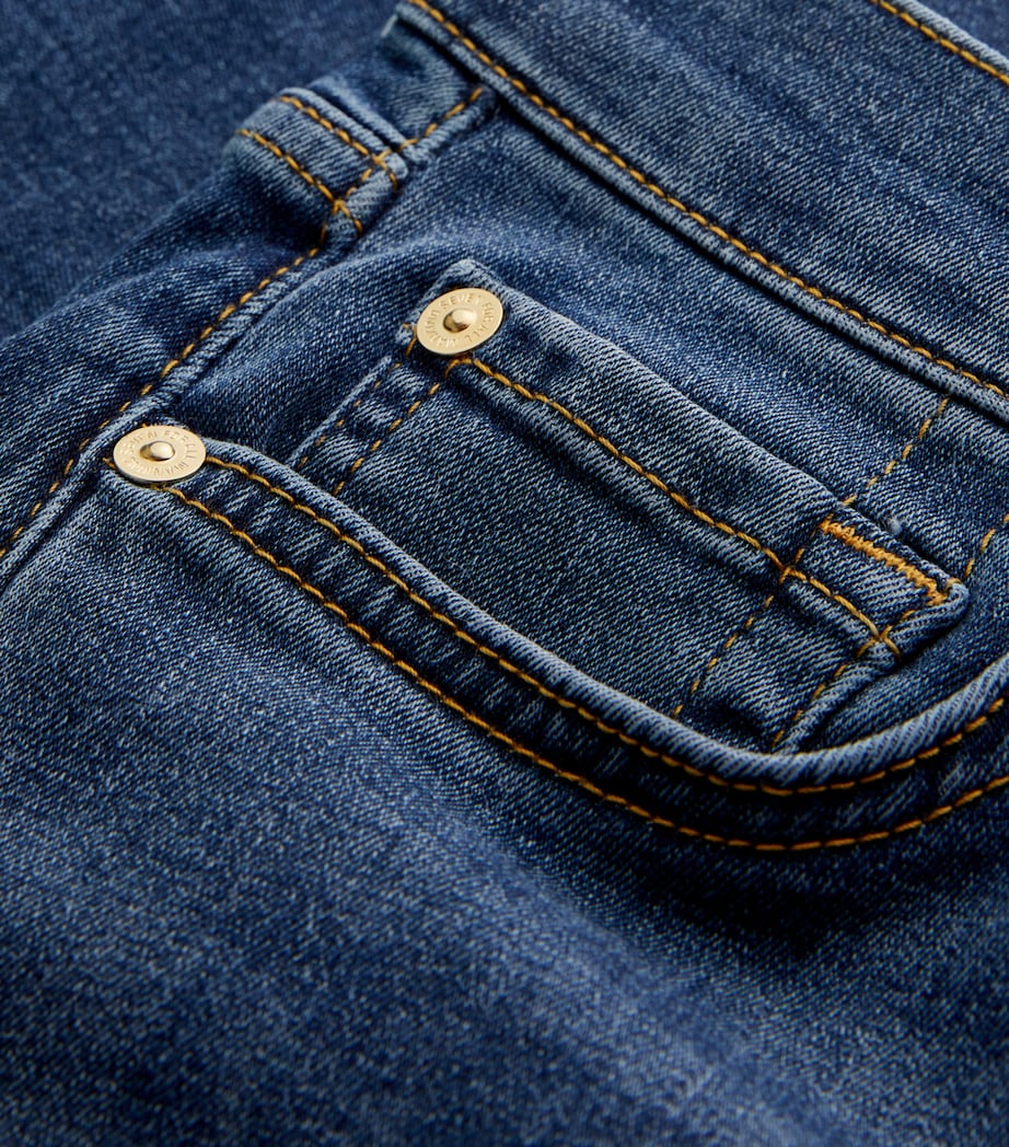 B(Air) High-Rise Ankle Skinny Jeans DUCHESS MID BLUE Image 5