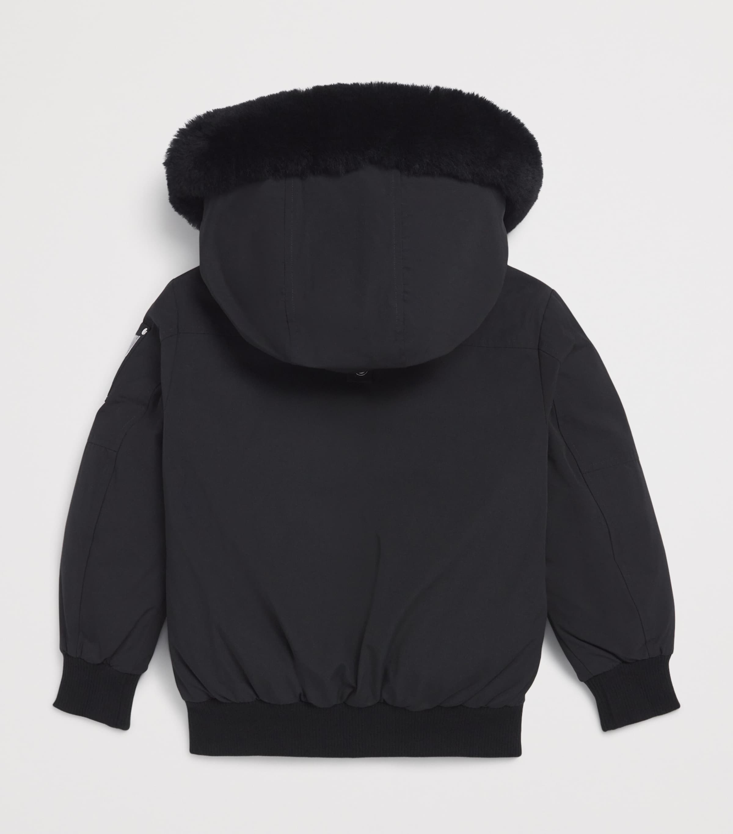 Water-Resistant Down Bomber Jacket (4-18 Years) 305BLK W/BLK SH Image 2