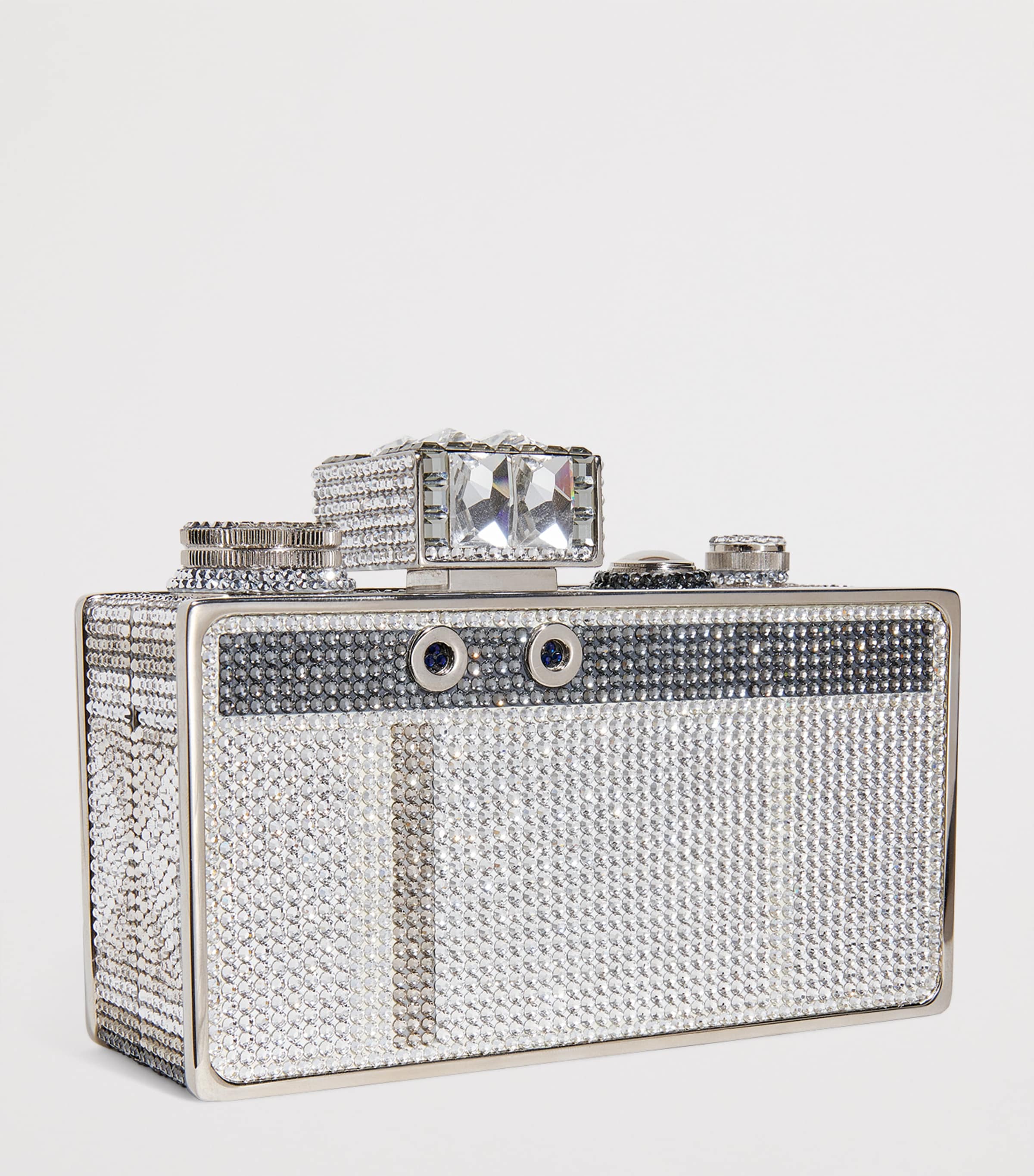 Judith Leiber Embellished Camera Zoom Clutch Bag Srhmt Image 3