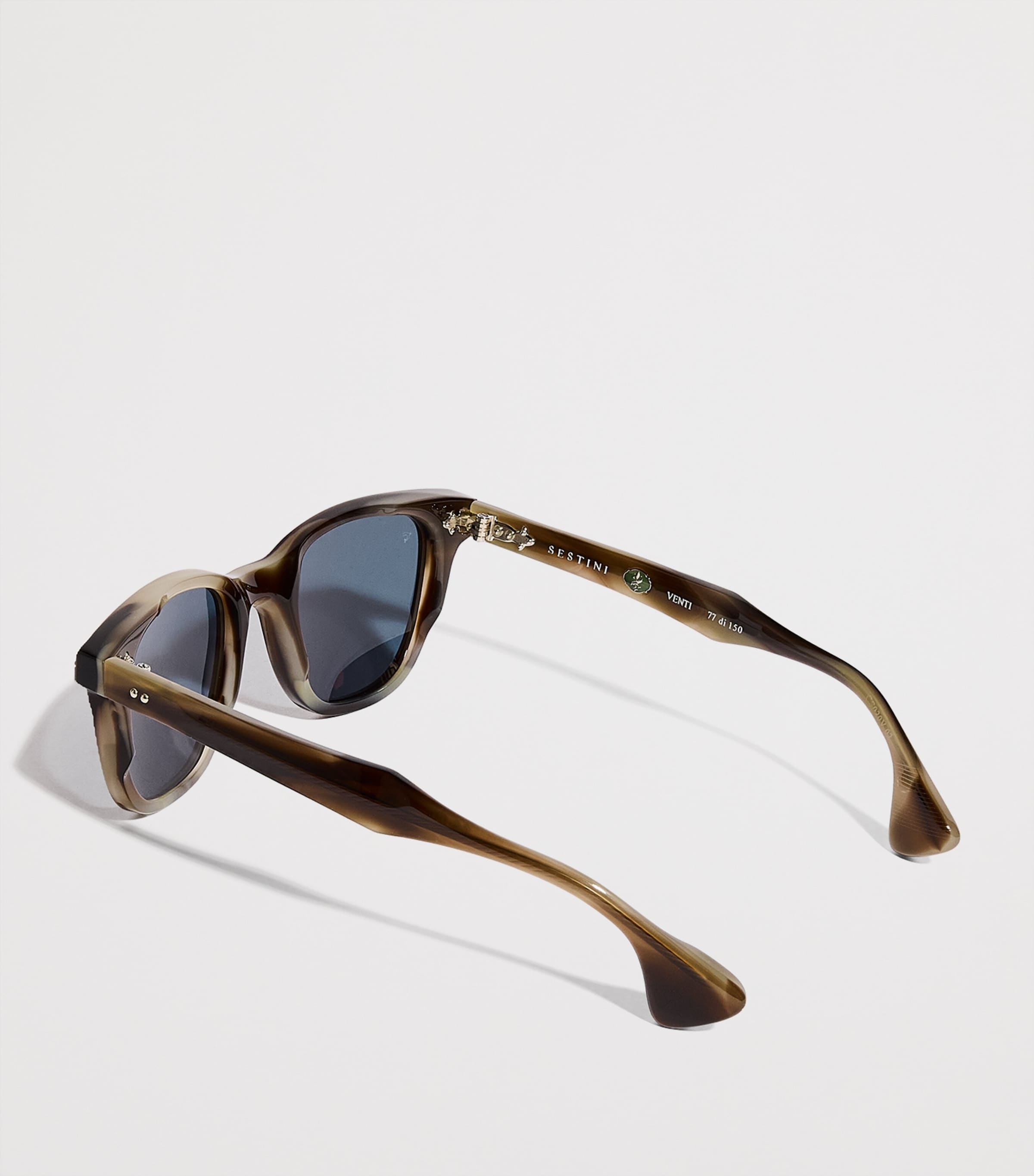 Sestini Acetate Venti Sunglasses Dark Blue Image 3