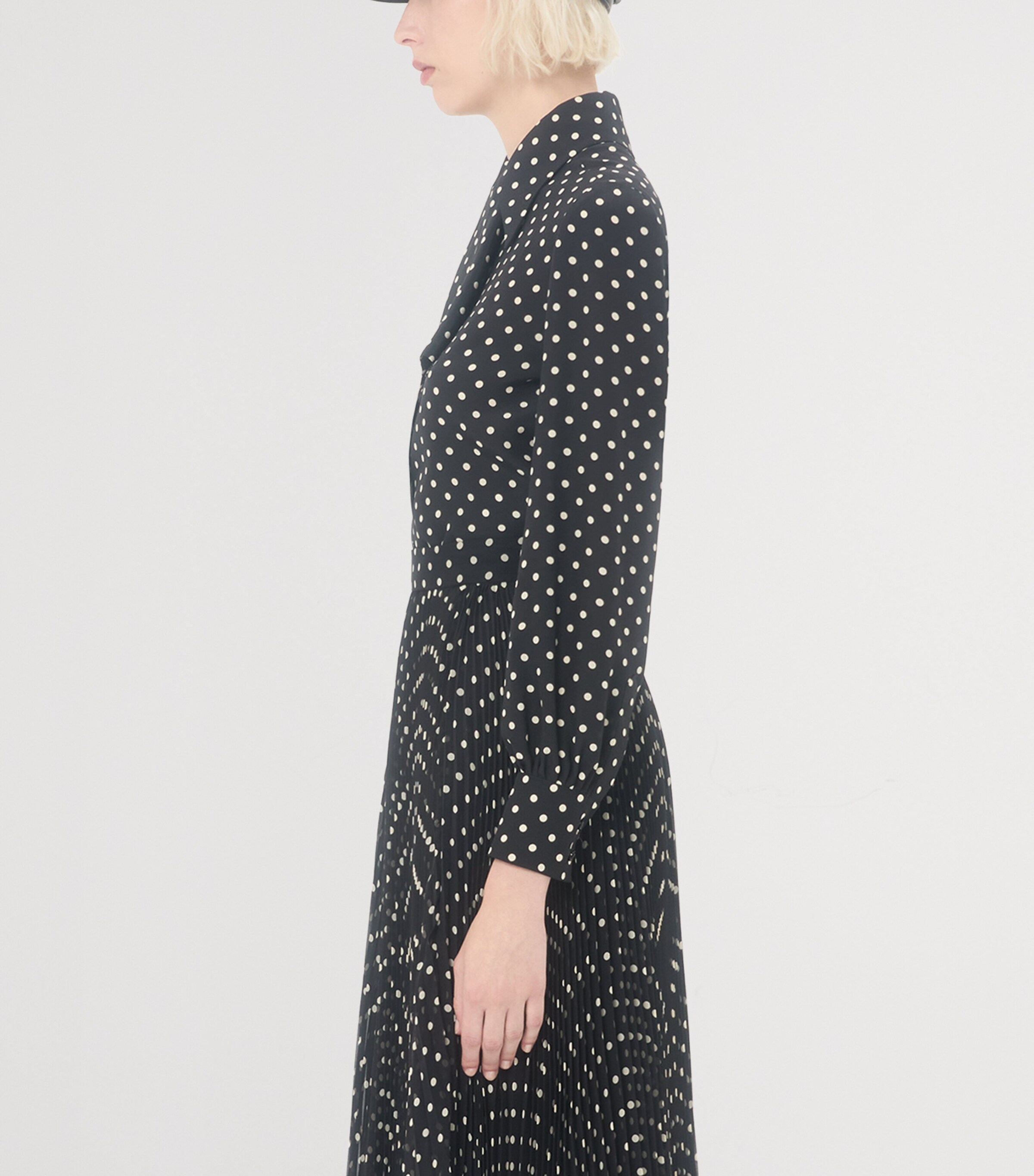Valentino Womens Silk Polka Dot Shirt Image 3