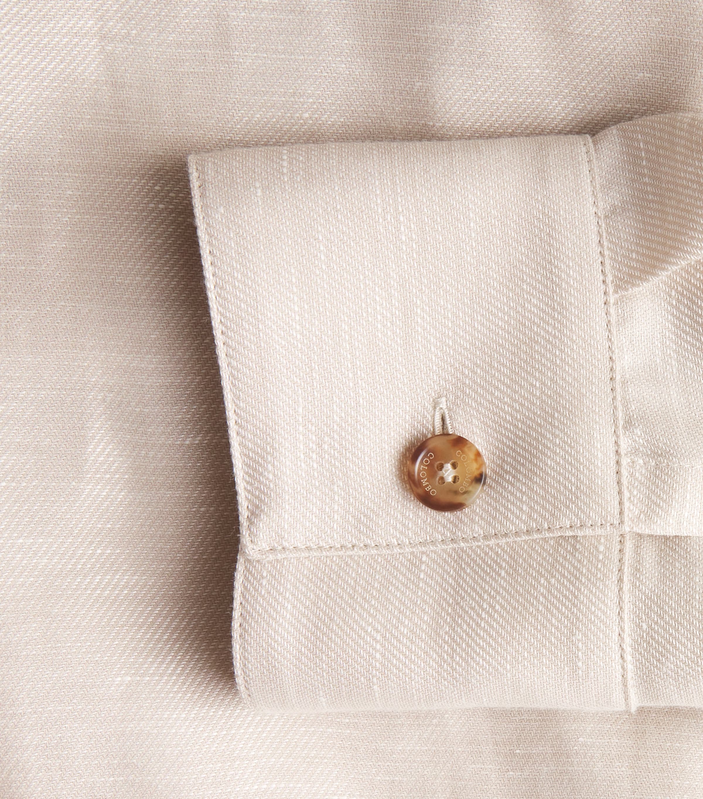 Cashmere-Linen Shirt 82805 SAND Image 5