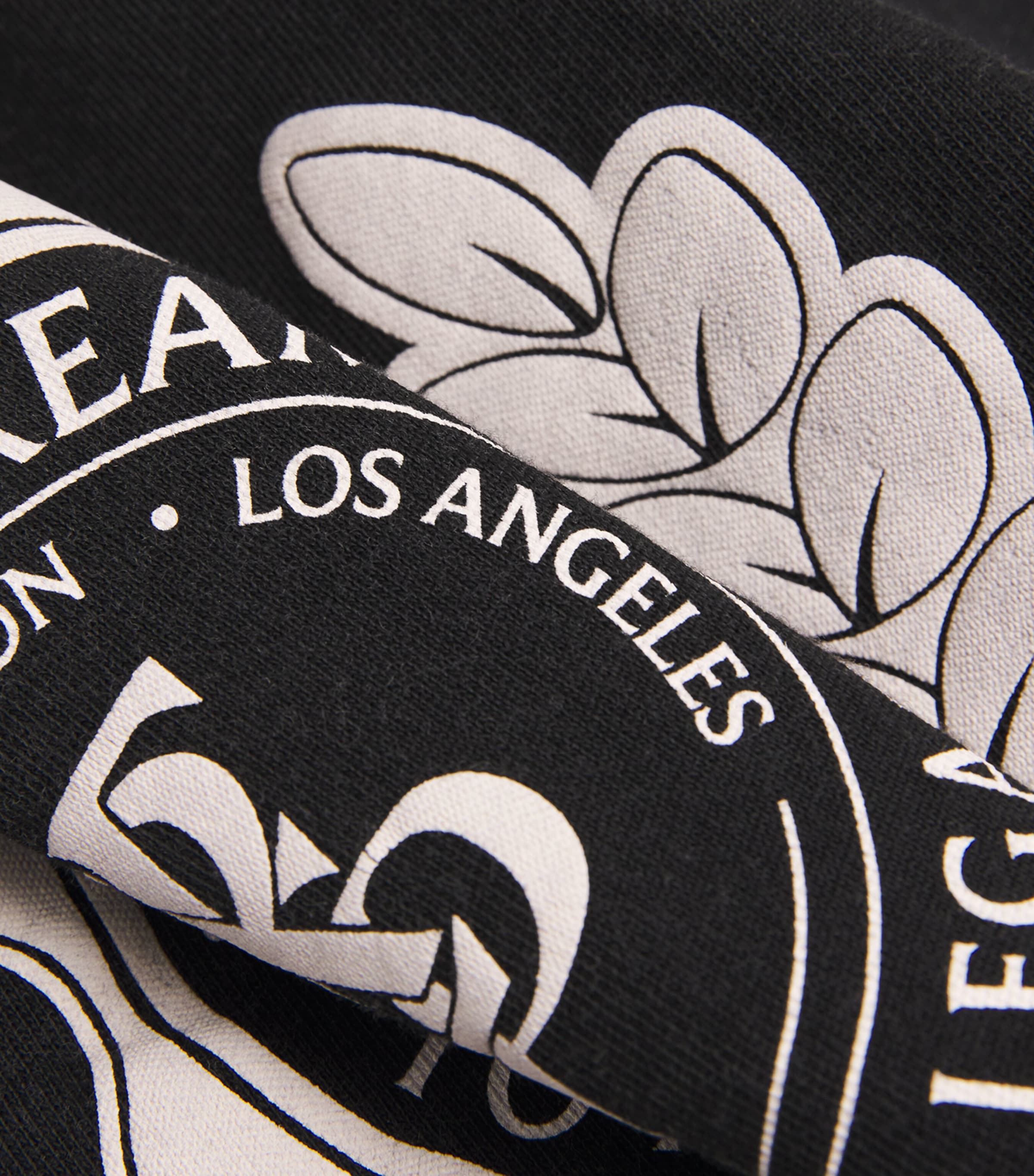 Cotton Legacy Crest T-Shirt STAINED BLACK Image 5