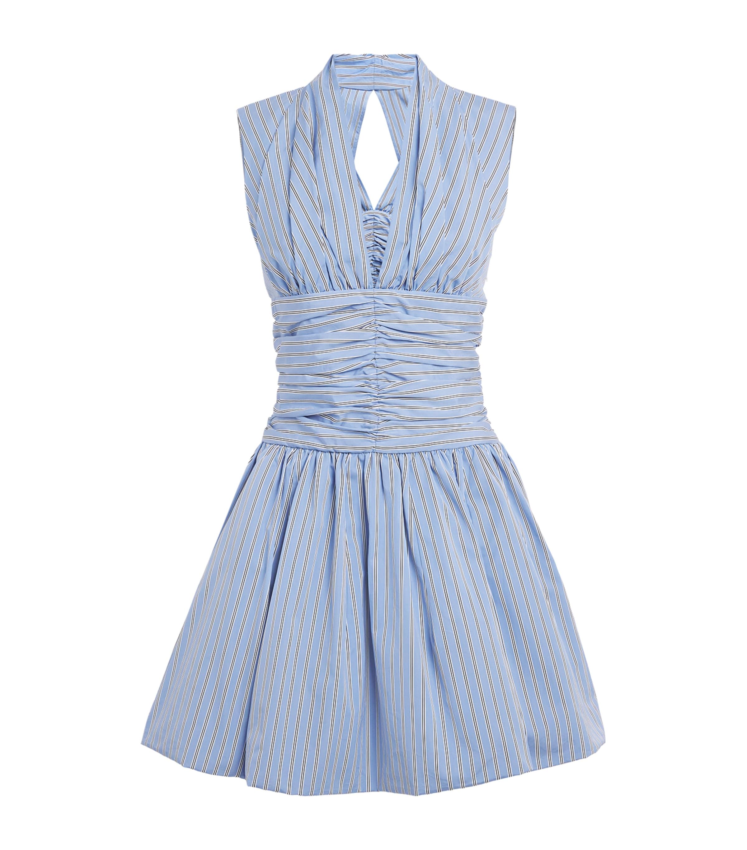 Patou Stripe Bloomer Mini Dress | Harrods US
