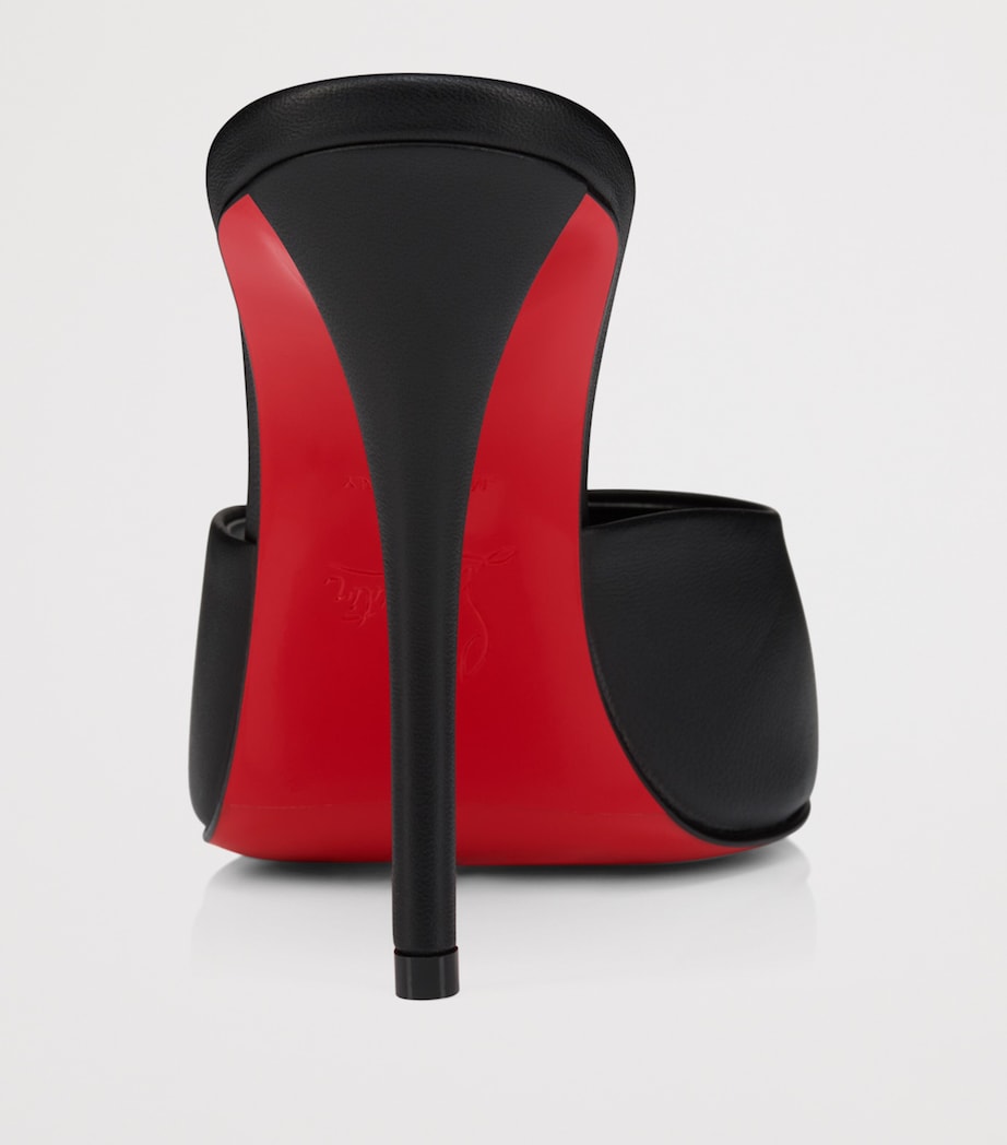 Christian Louboutin Miss Z Leather Heeled Mules 100 Image 4