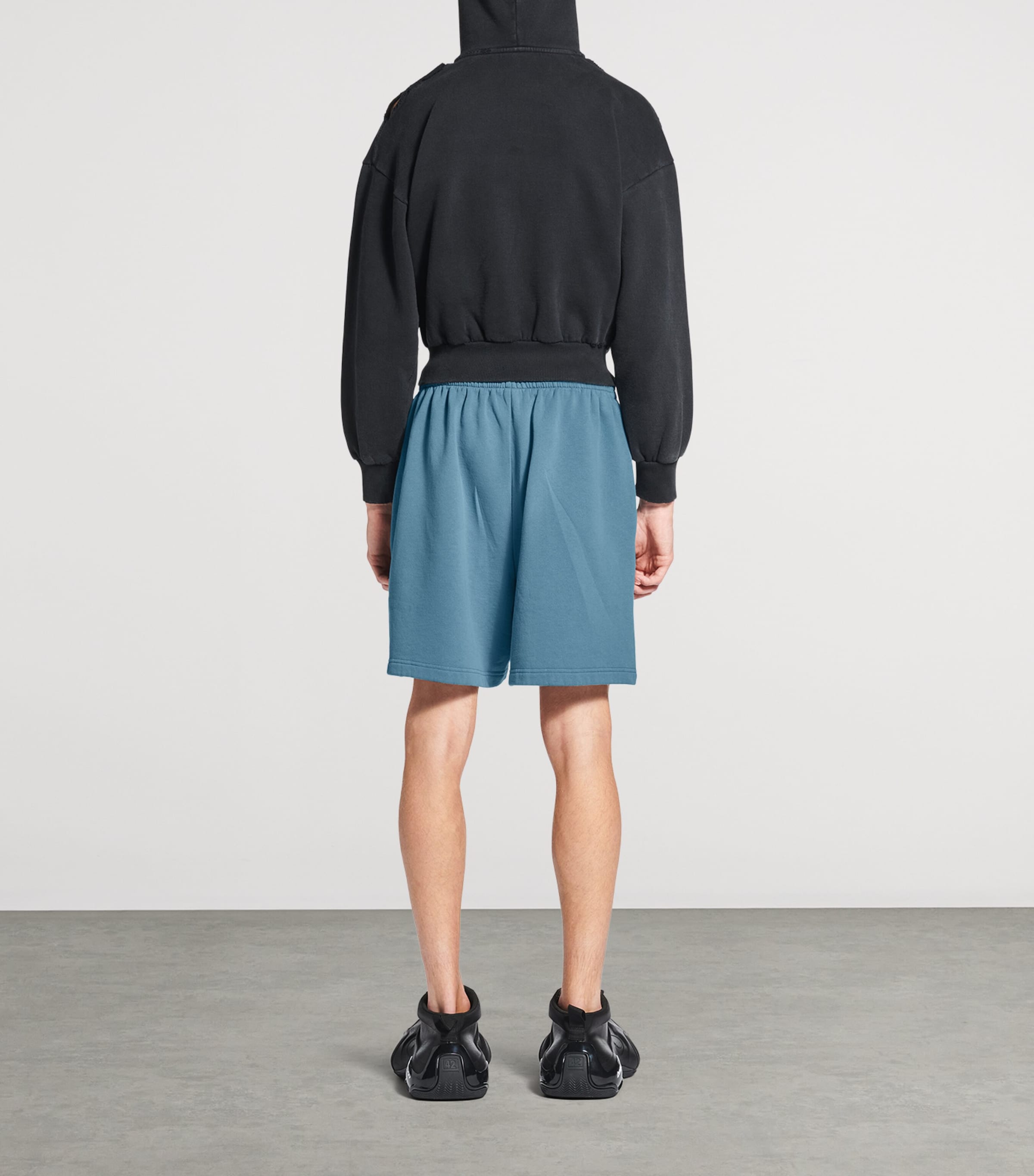 Balenciaga Mens Cotton Elasticated Shorts Image 4