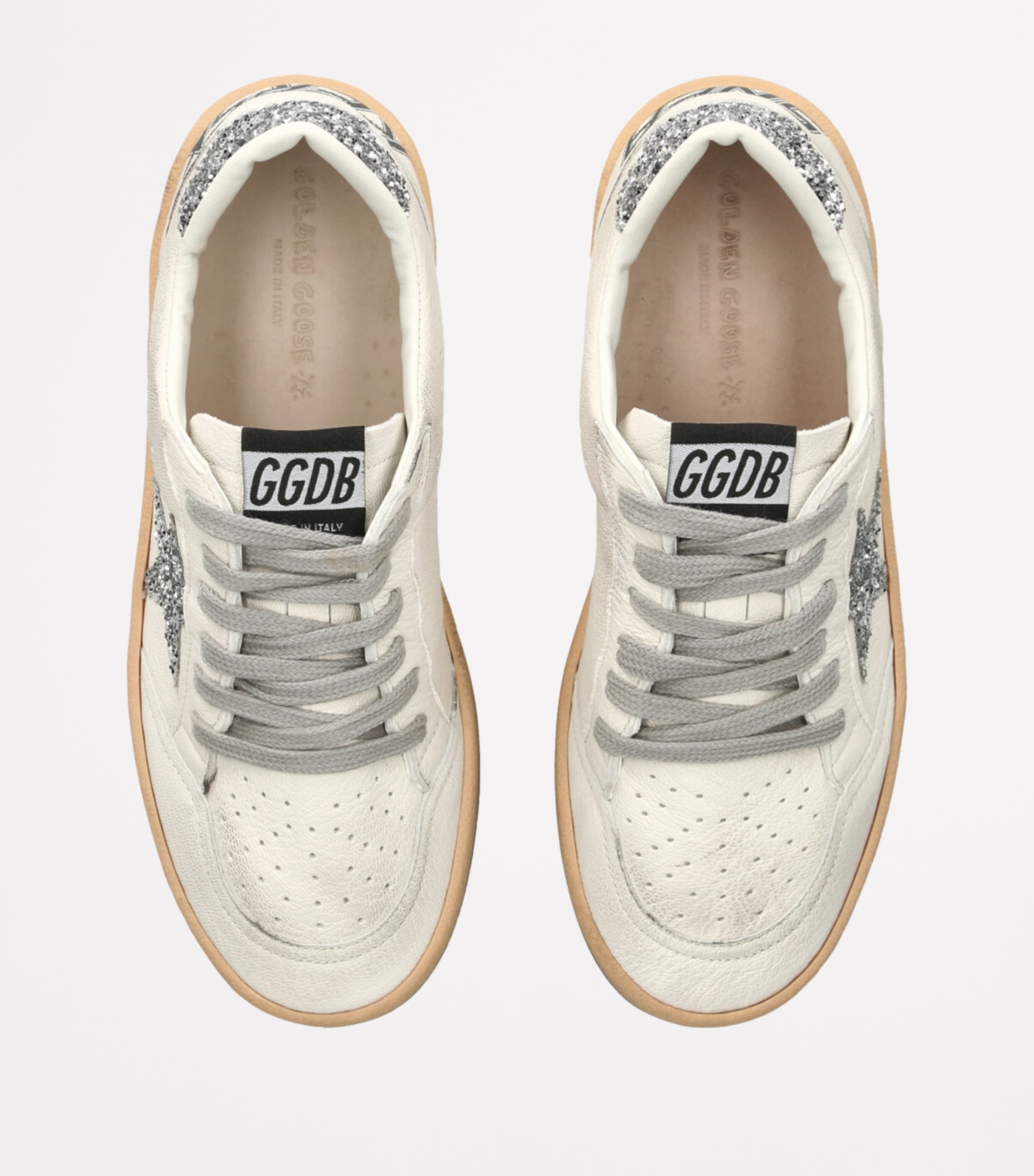 Leather Ball Star Sneakers WHITE/OTH Image 4