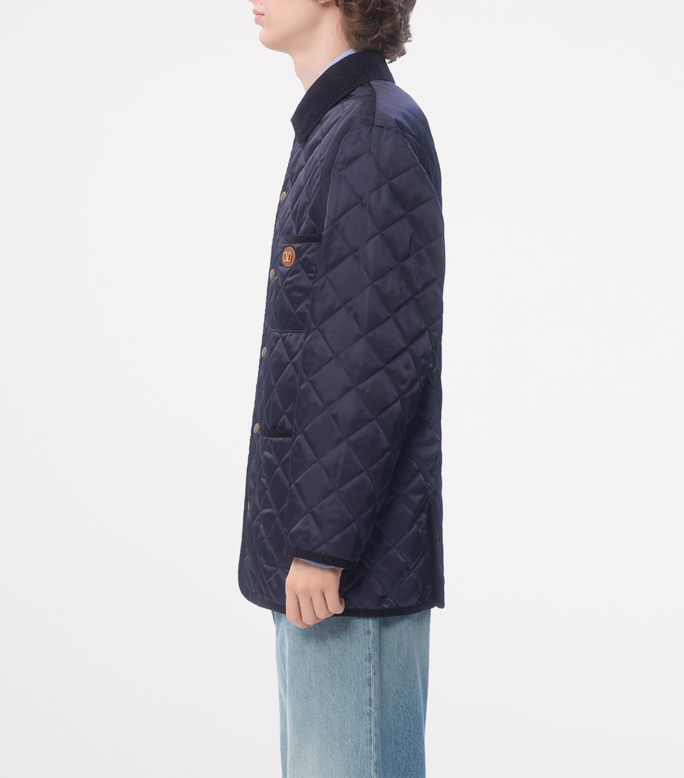 VLogo Quilted Jacket 598 Image 3