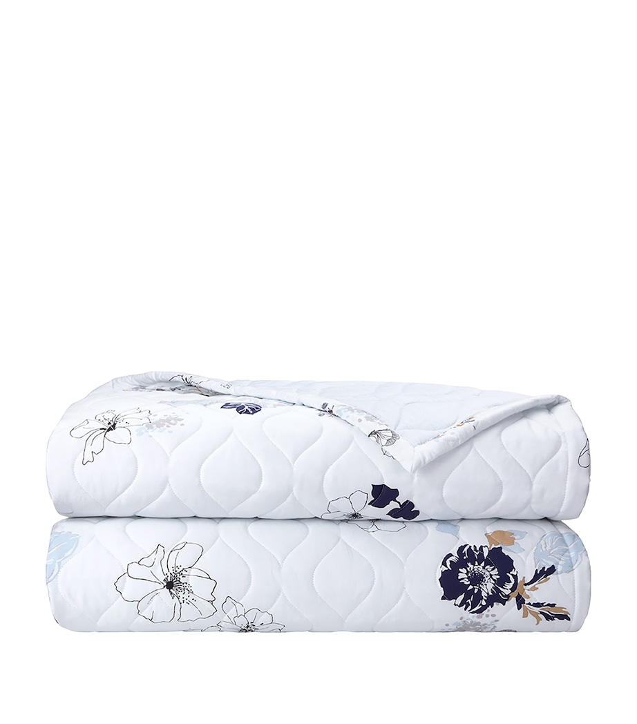 Yves Delorme Organic Cotton Eclipses Bed Cover (285cm x 250cm) Multicoloured Image 2