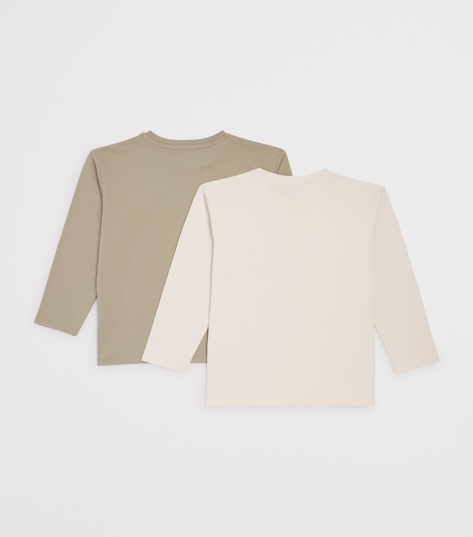 KONGES SLOJD Set of 2 Organic Cotton T-Shirts (9 Months – 10 Years) Oak Image 2