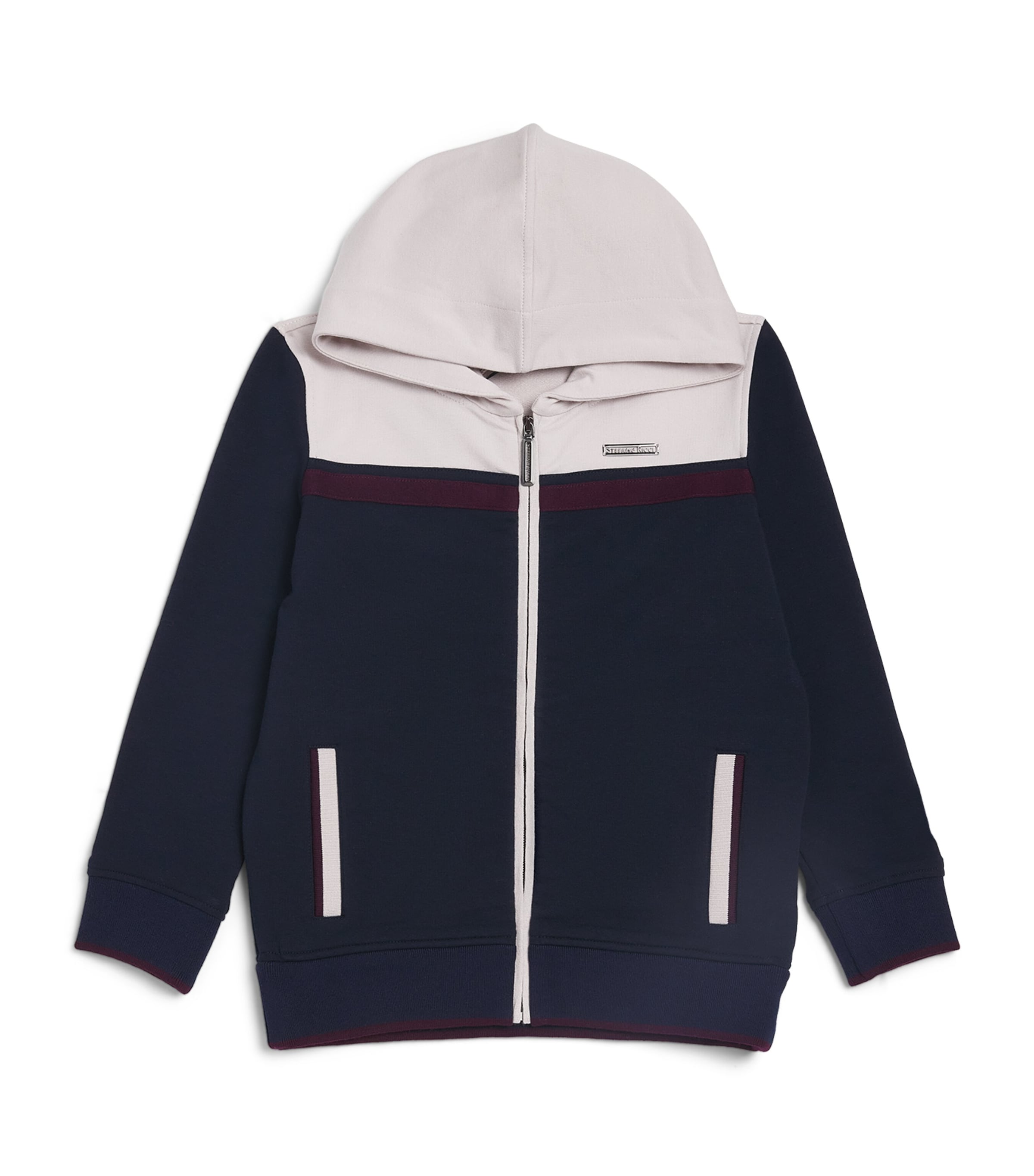 Stefano Ricci Stretch-cotton Hoodie In Blue