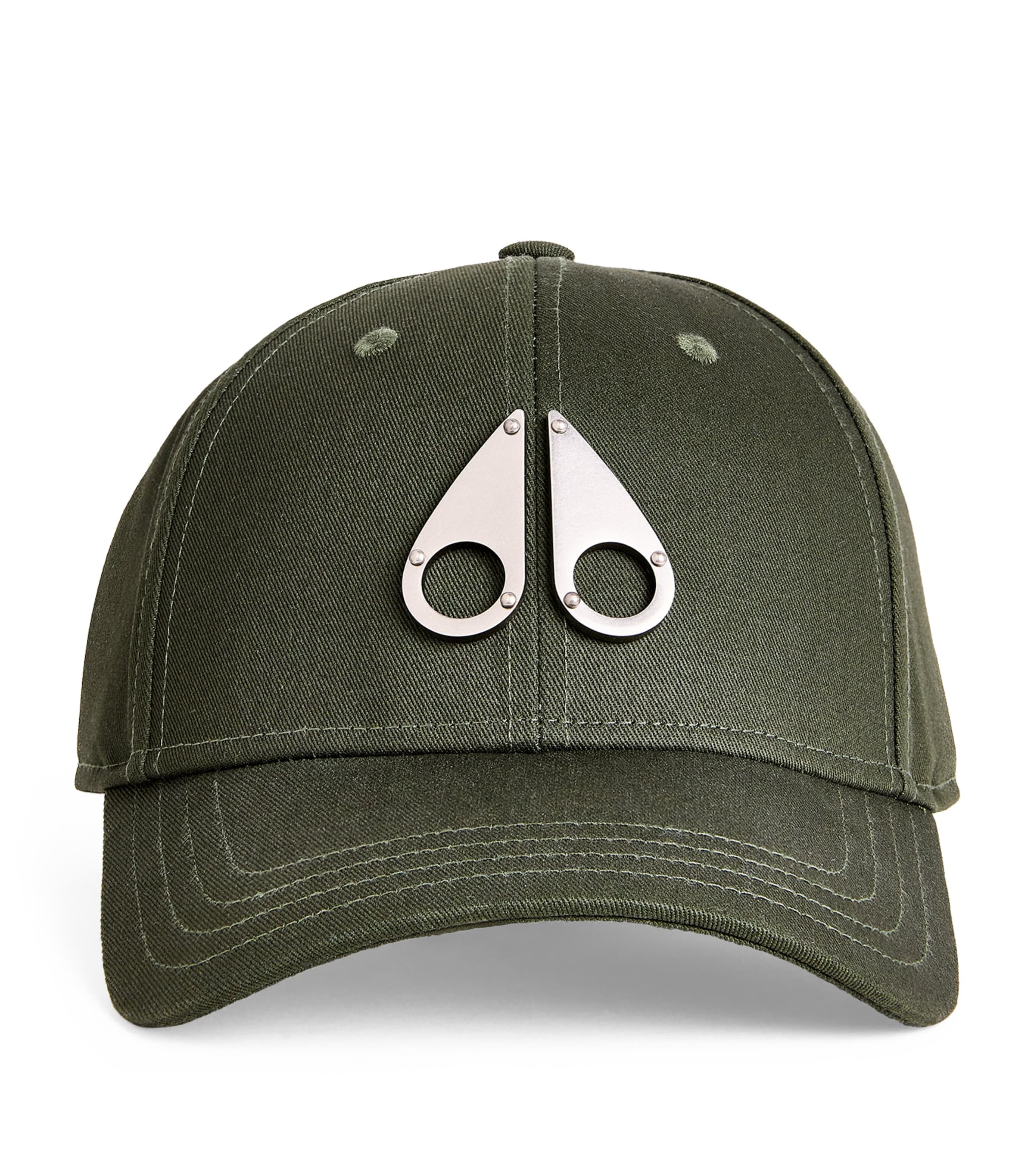 Moose Knuckles Icon Logo Baseball Cap In Green