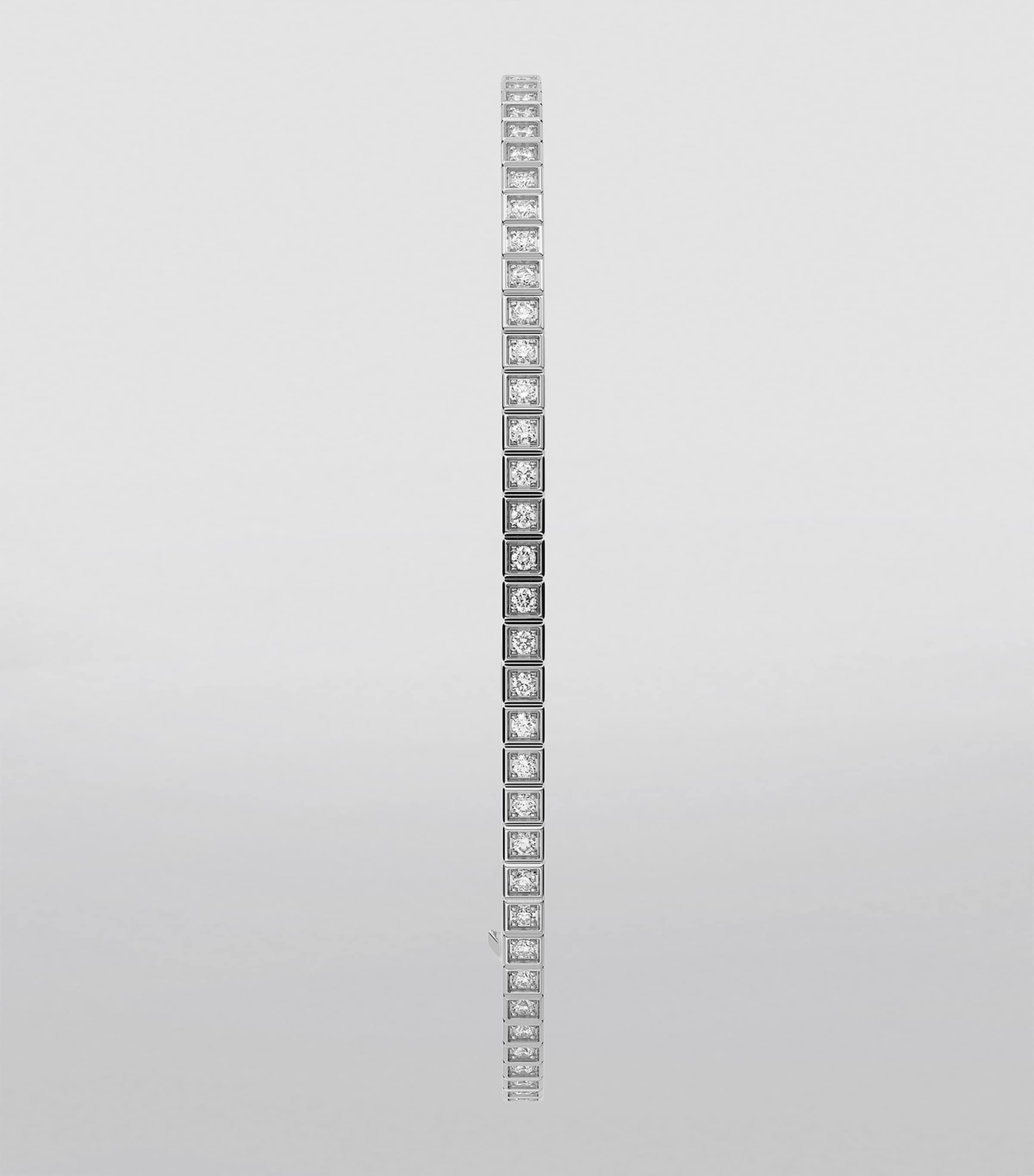 White Gold and Diamond Ice Cube Bangle 18K WHITE GOLD Image 5