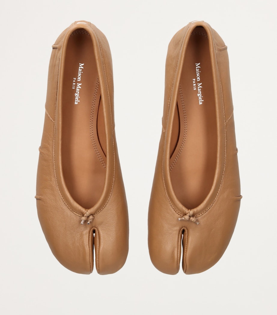 Leather Tabi Ballet Flats BLUSH Image 4