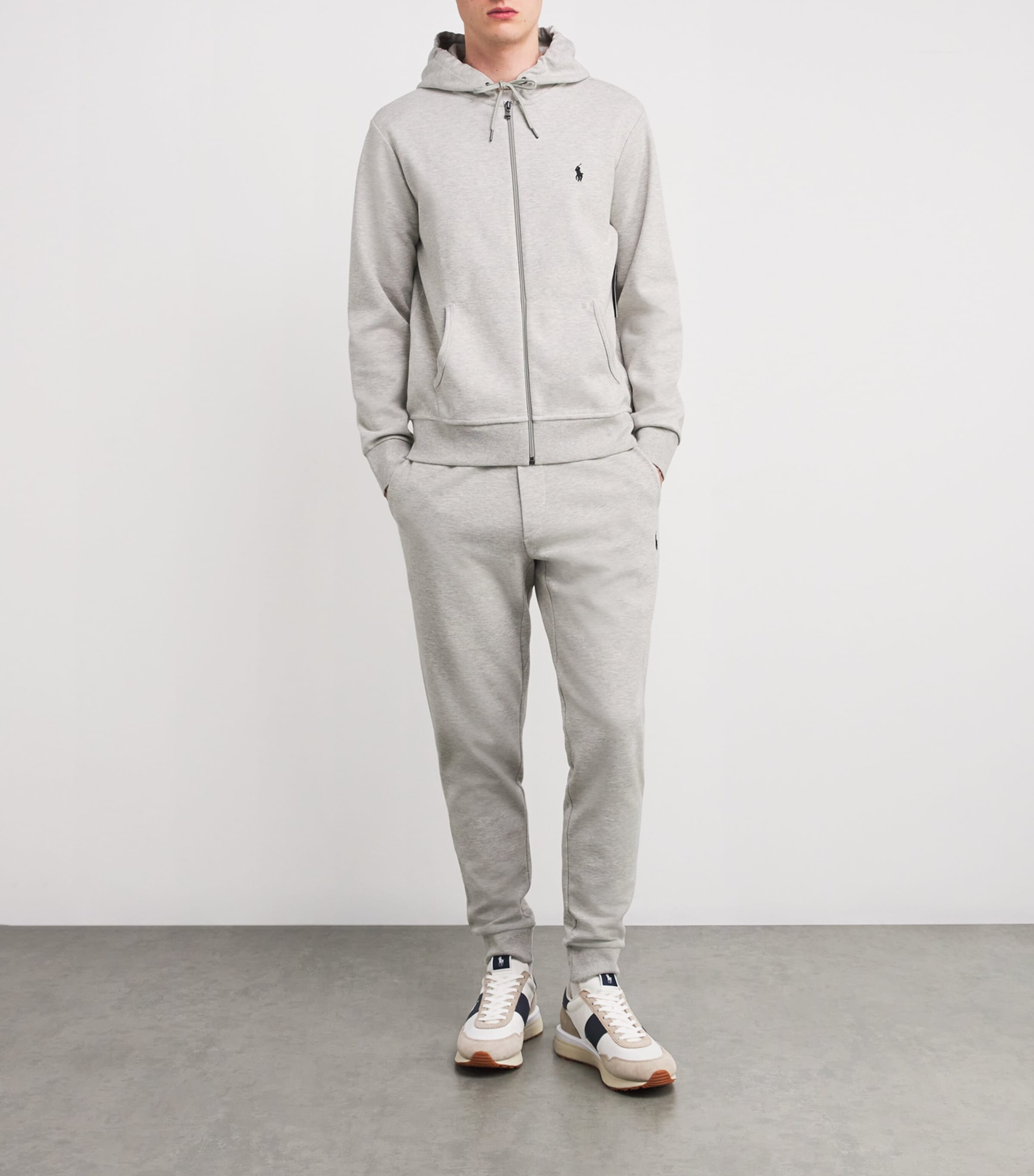 Polo Pony Zip-Up Hoodie LT SPORT HEATHER Image 2