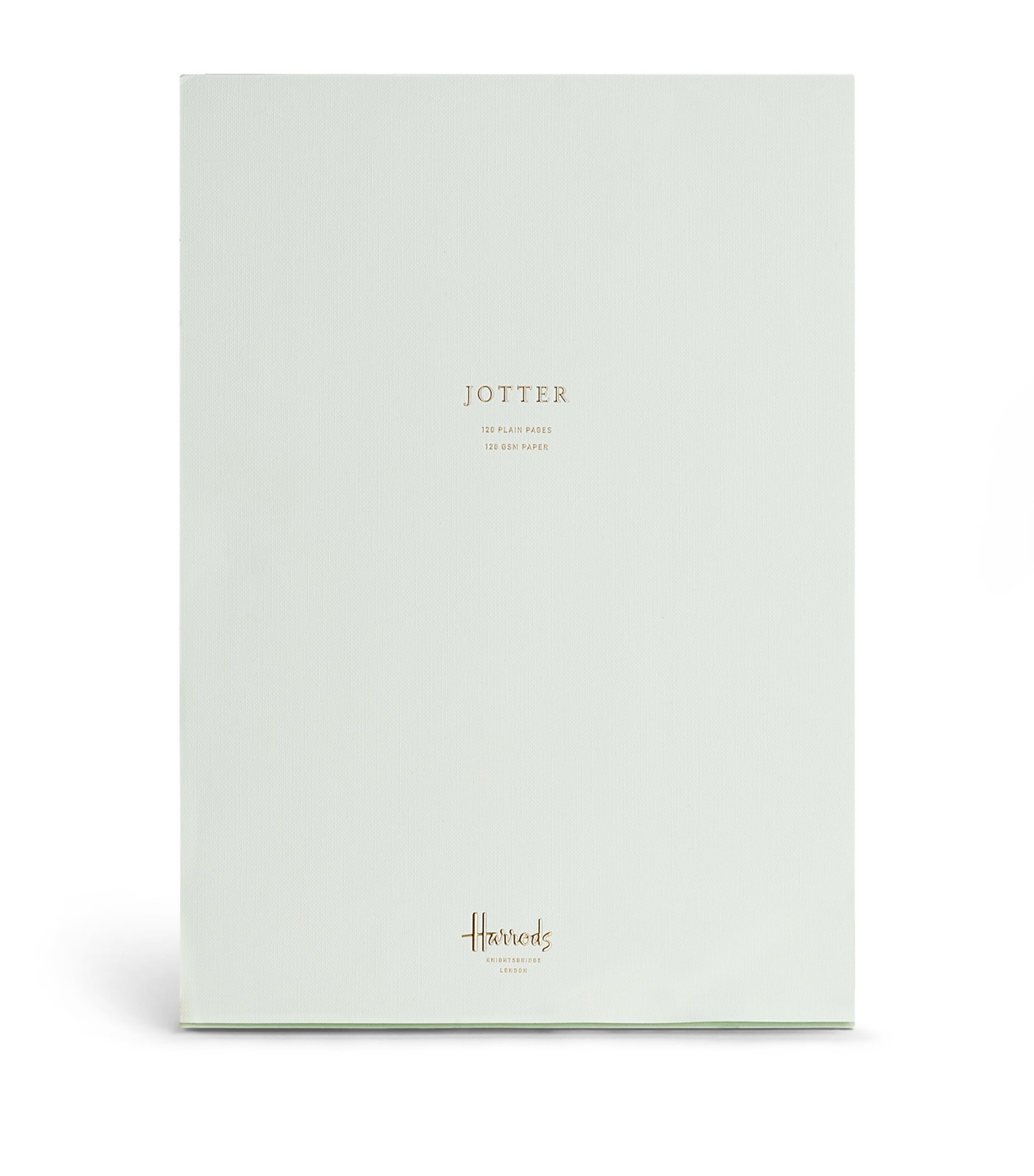 Harrods Plain A4 Jotter Notepad In Green