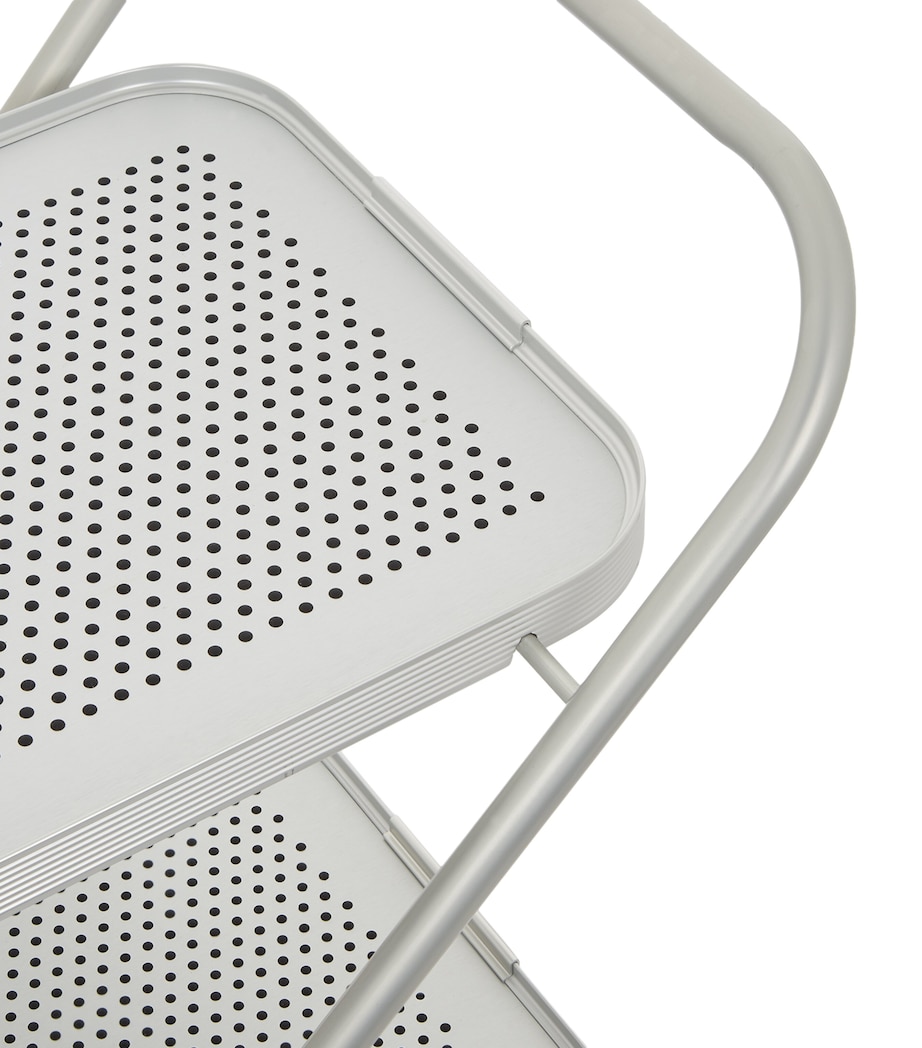 Two-Tier Serving Trolley SILVER Image 2