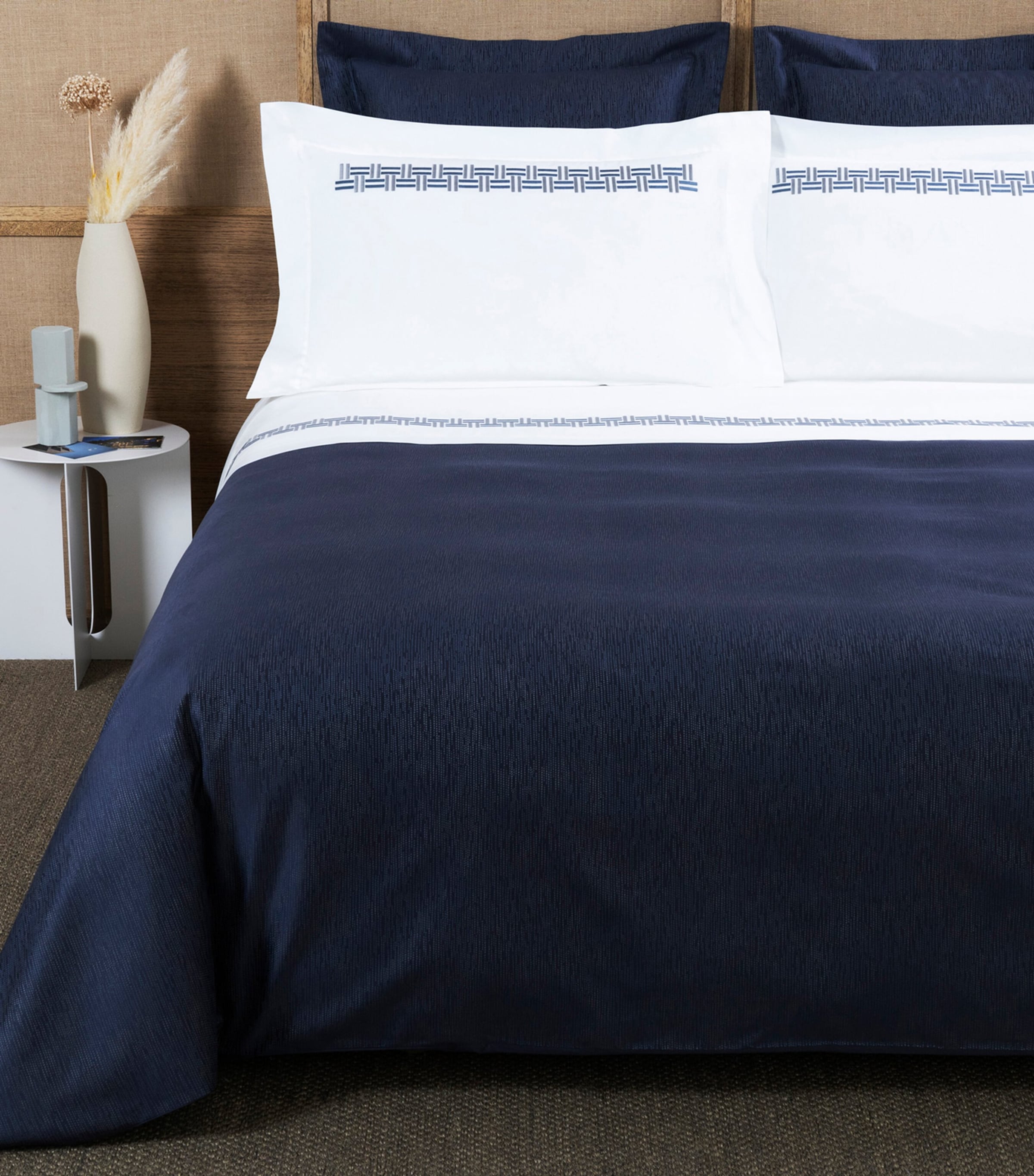 Frette Rays Super King Duvet Cover In Blue