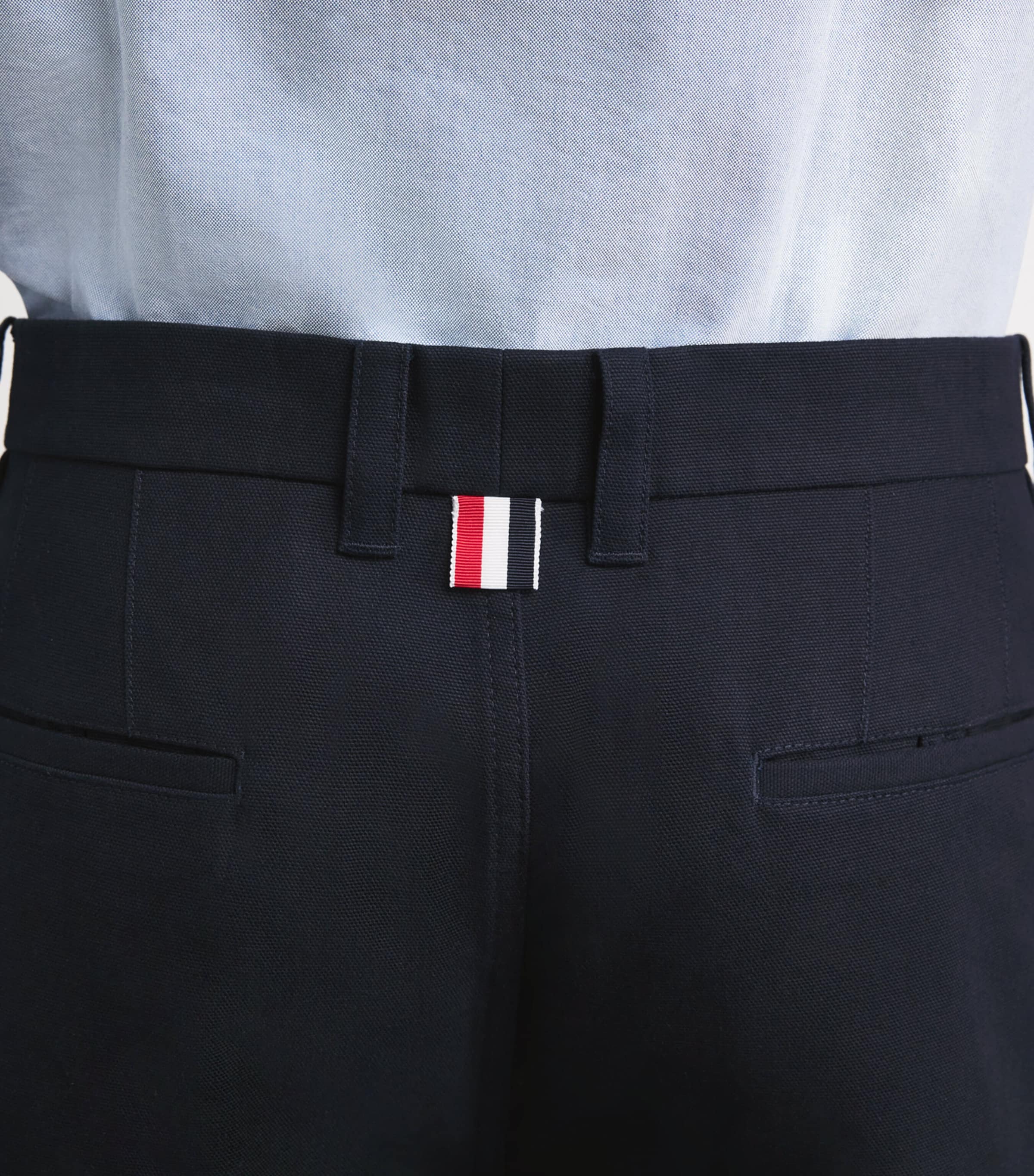 Cotton Cargo Trousers NAVY Image 6