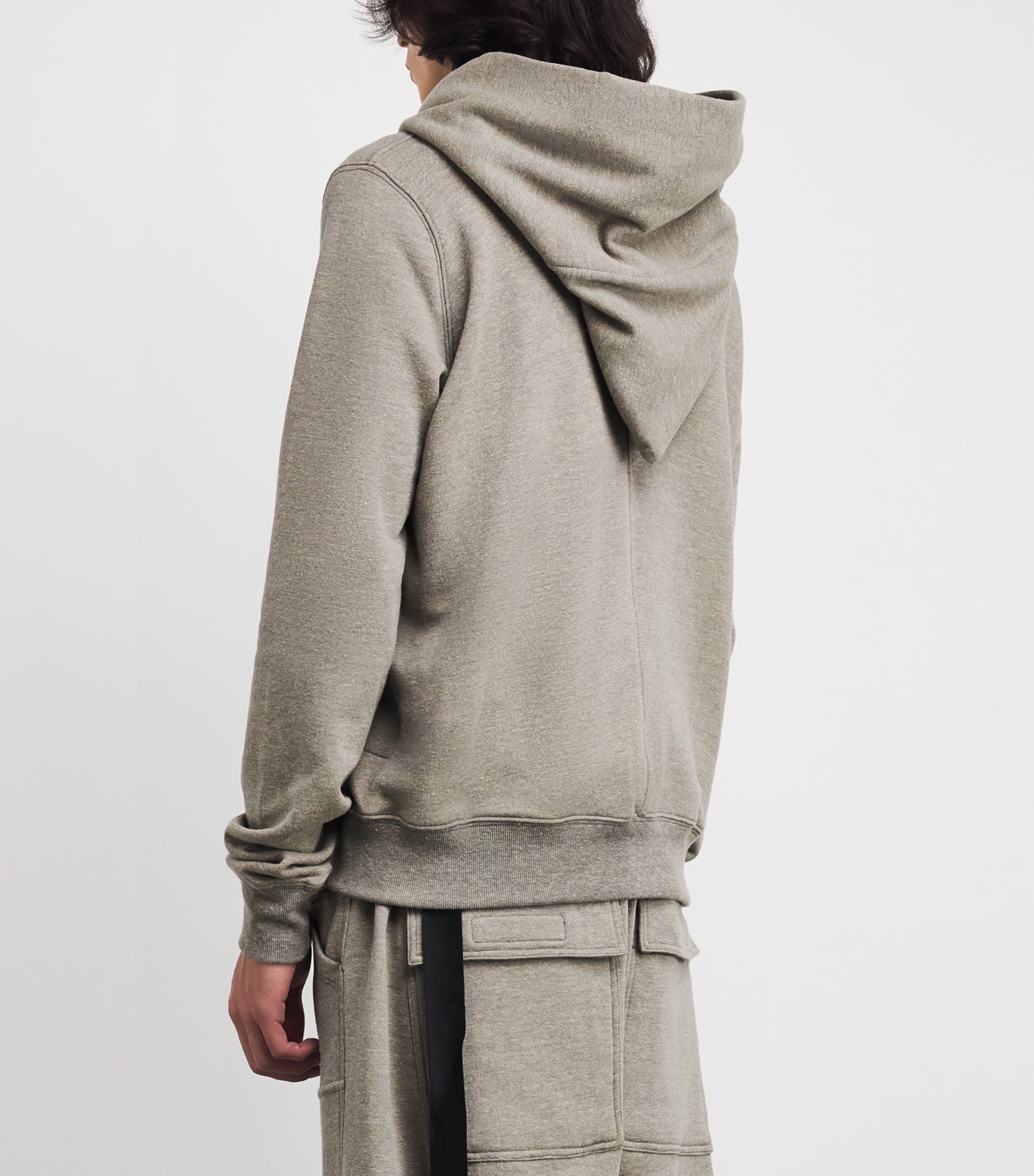 Organic Cotton Mountain Hoodie GREY MELANGE - 178 Image 4