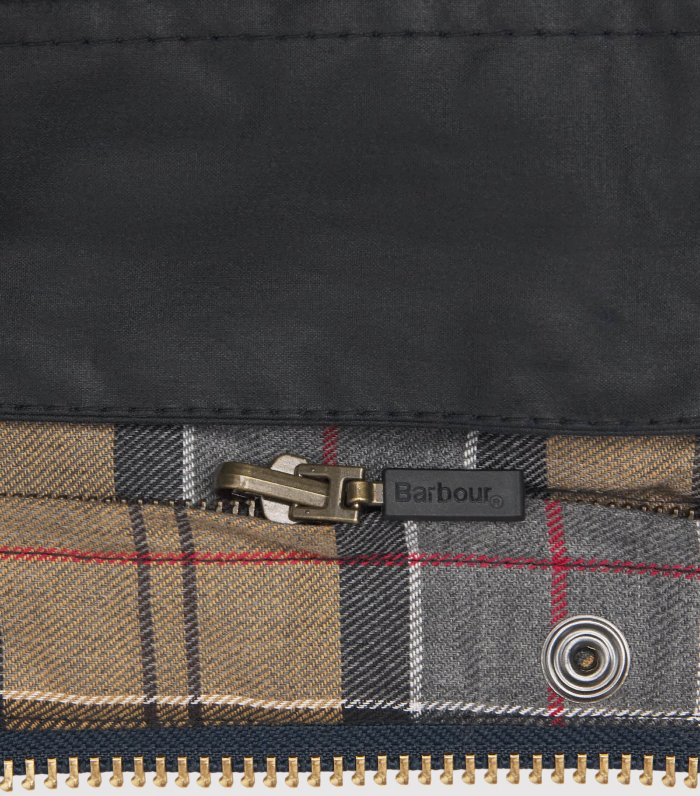 Barbour Mens Waxed Bedale Jacket Navy Image 12