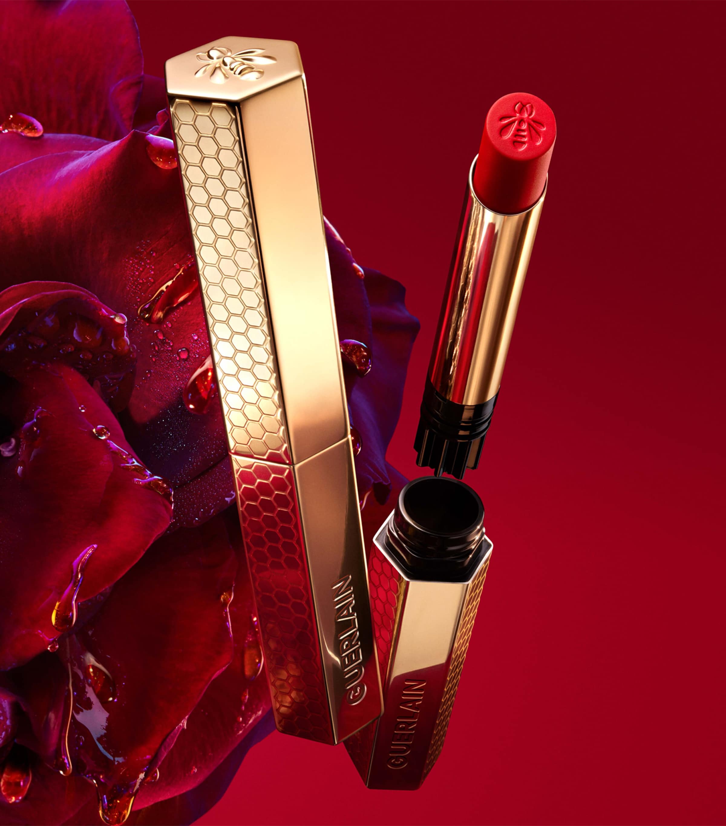 Guerlain KissKiss Honey-Infused Intense Lipstick - Refill Blooming Lily Image 3