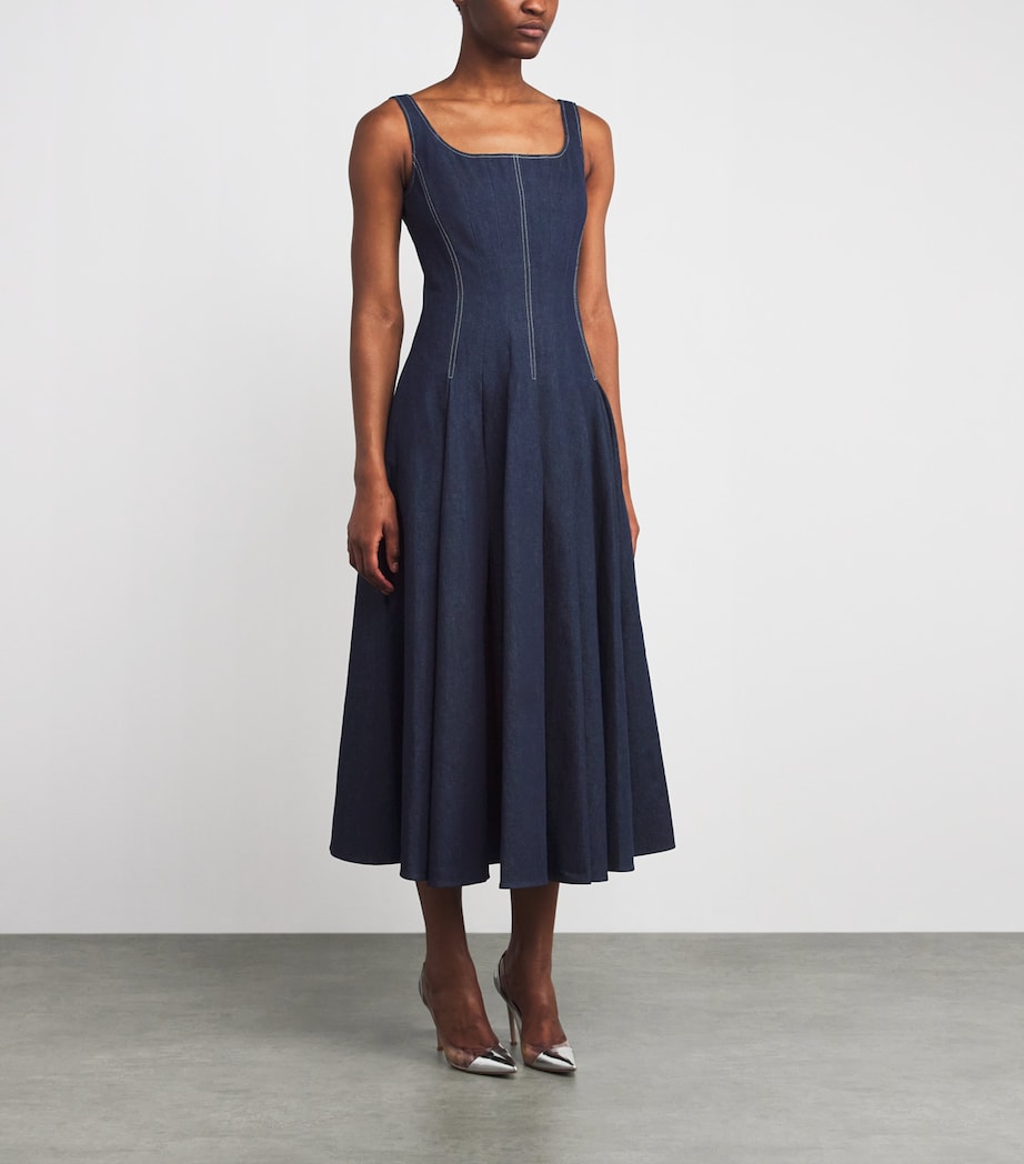 Denim Darla Midi Dress INDIGO Image 3