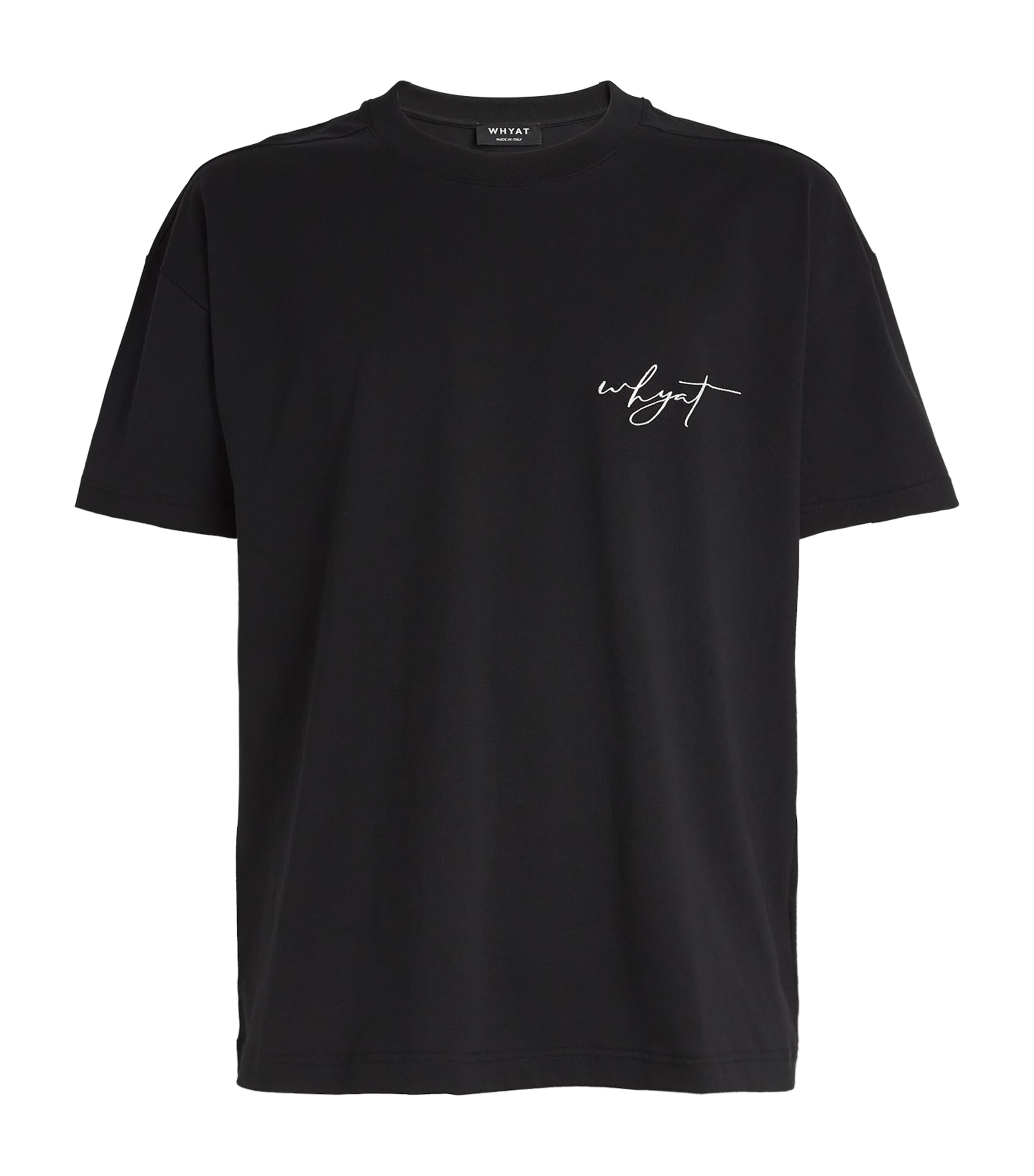 Shop Whyat Signature Logo T-shirt In Black