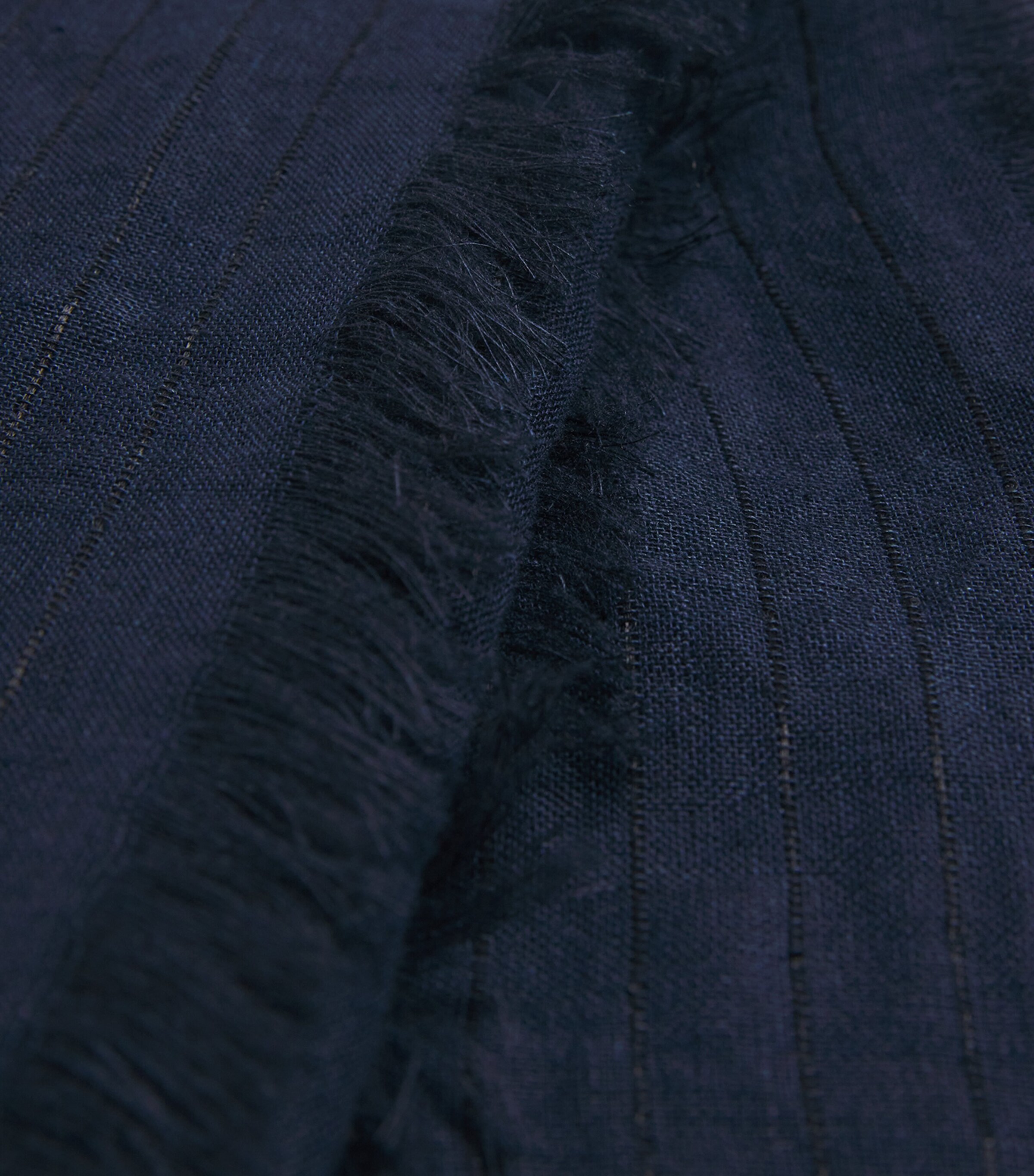 Fabiana Filippi Linen-Blend Embellished Shawl Blu Notte Image 4