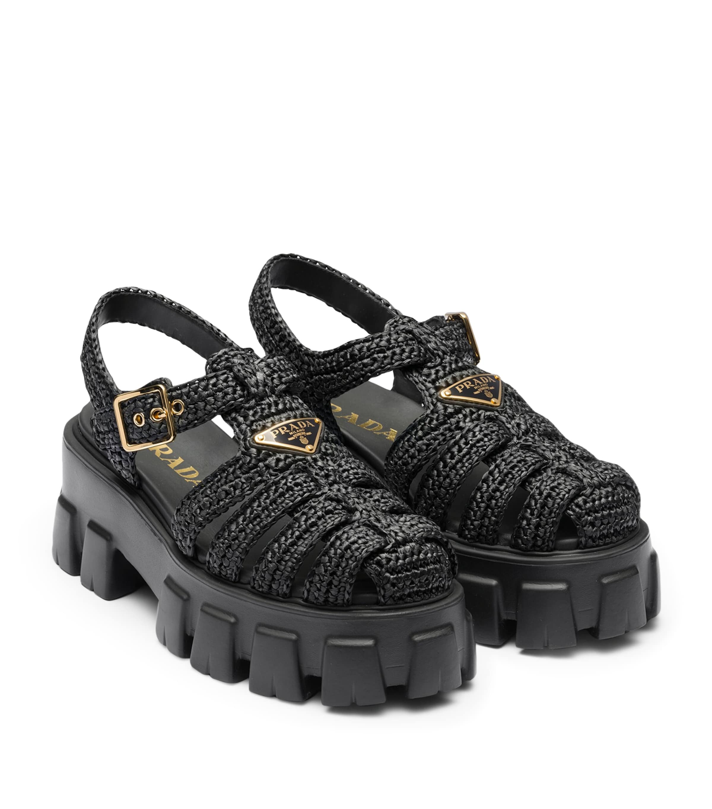 Crochet Platform Sandals 55 F0002 Image 2