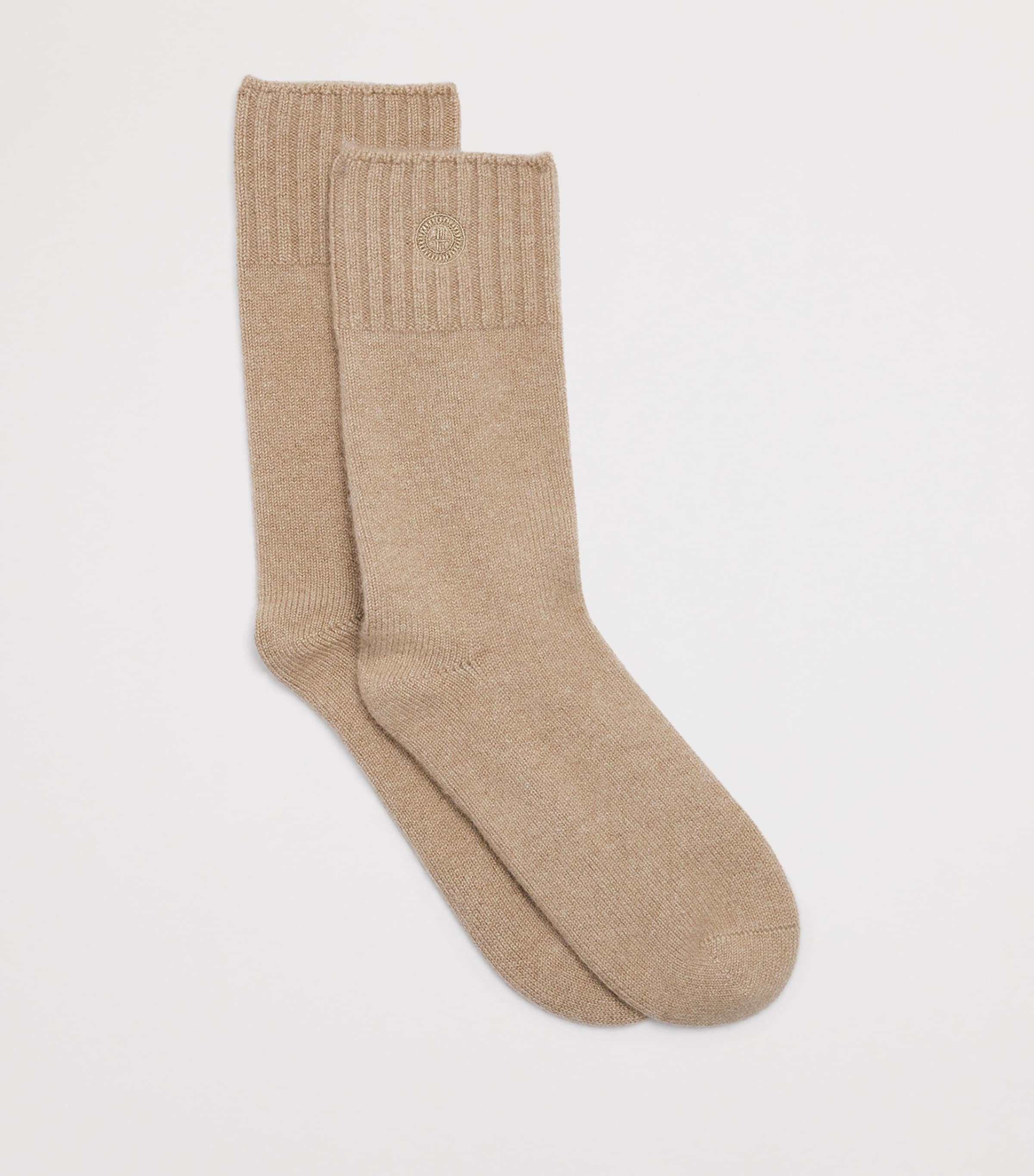 Cashmere Socks OATMEAL Image 2