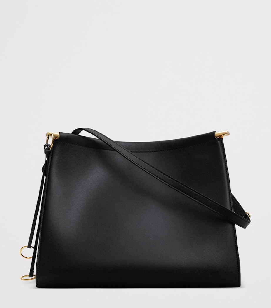 Medium Leather Le Click Square Shoulder Bag NOIR Image 2