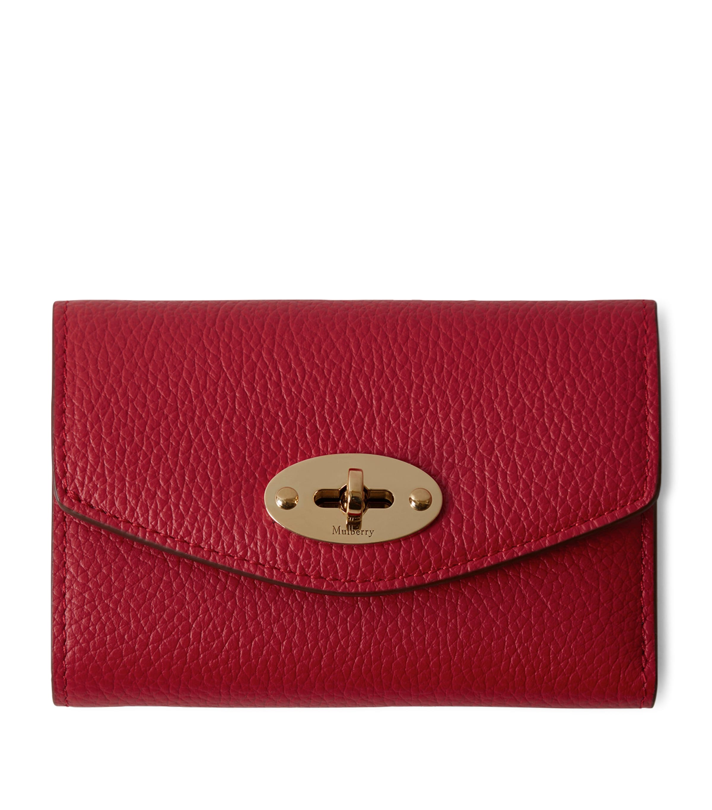 Mulberry Darley Folded Leather Wallet In Red