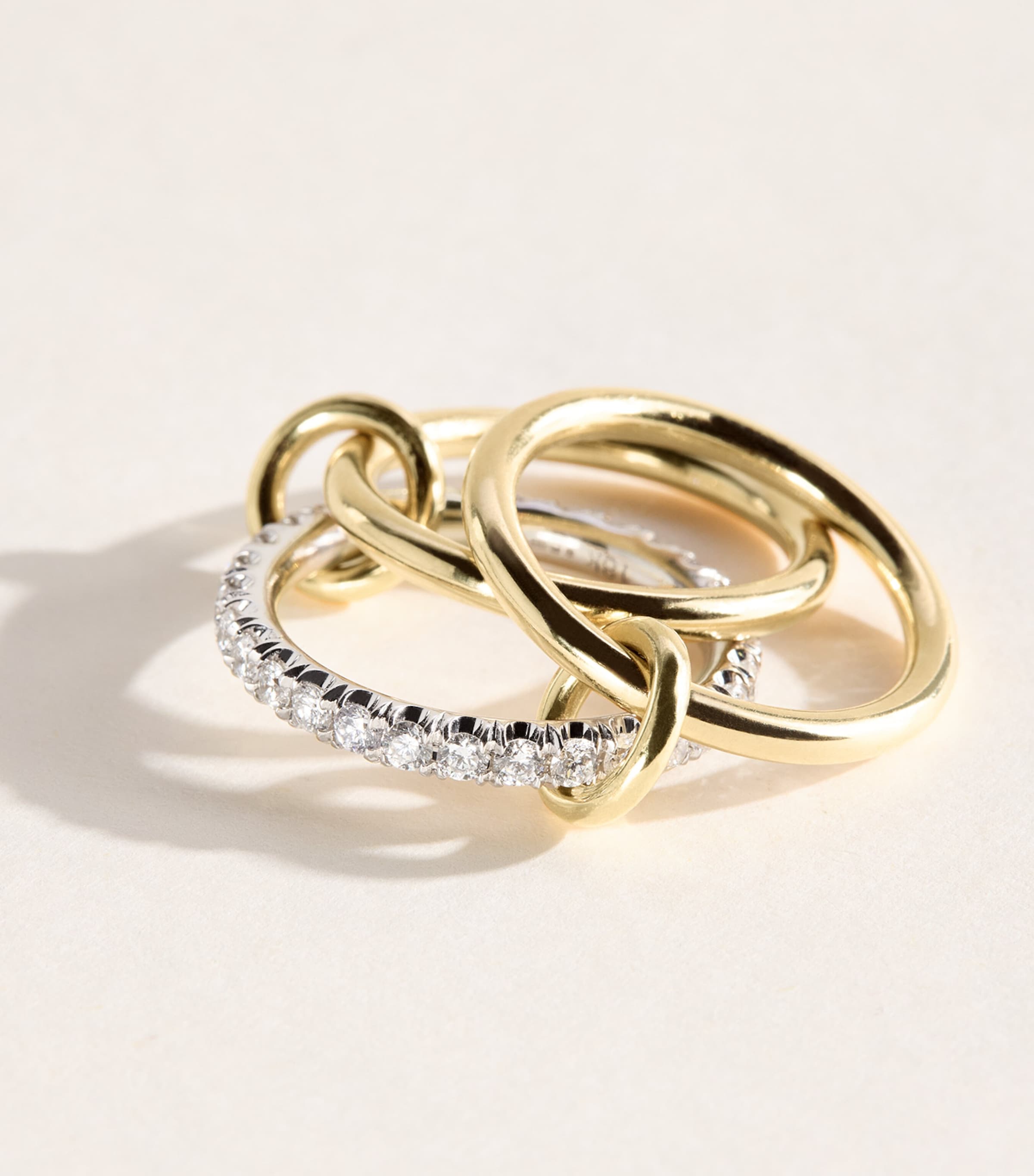 Spinelli Kilcollin Yellow Gold and Diamond Eros Ring | Harrods US