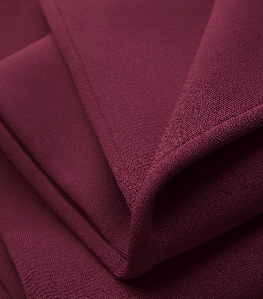 Knit Flared Trousers 6017 BORDEAUX Image 5