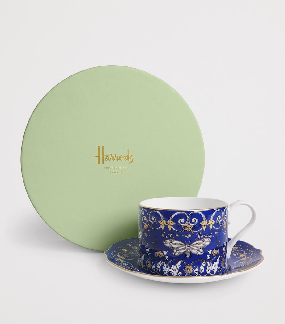 Harrods Bone China Teacup and Saucer Image 2