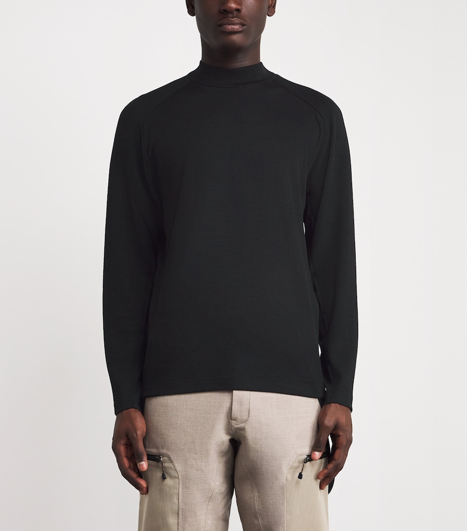 Merino Wool Turtle Net Base Layer N61 BLACK Image 3