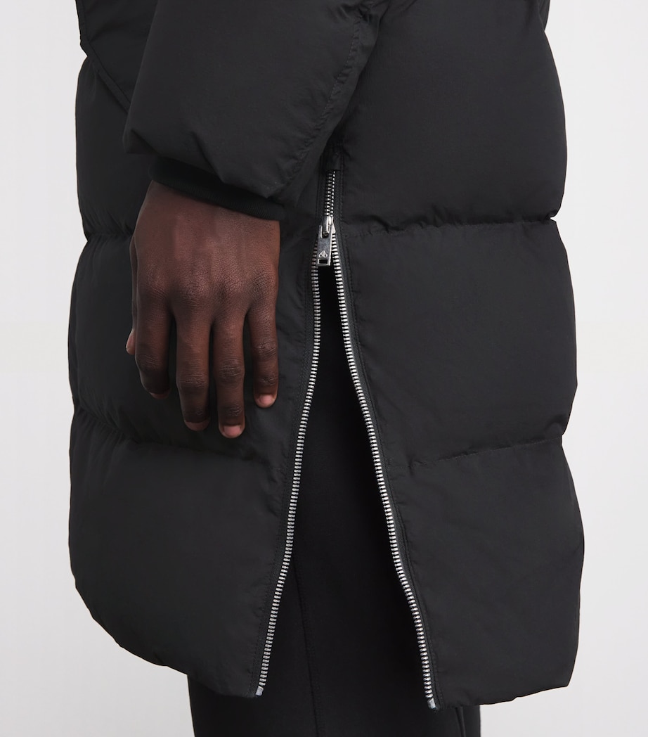 Everest Longline Puffer Coat BLACK - 292 Image 6