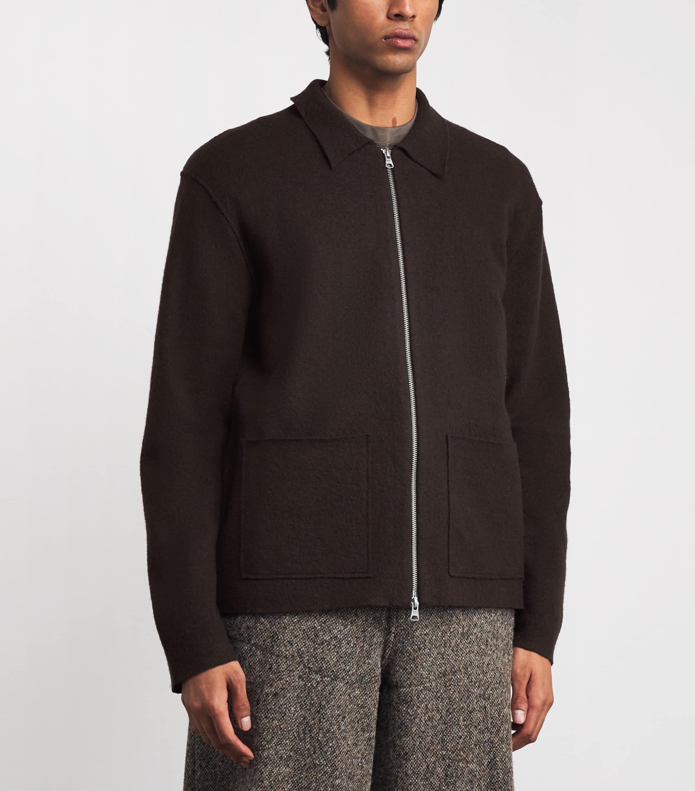 Wool Jonas Overshirt DUSKY PORT Image 3