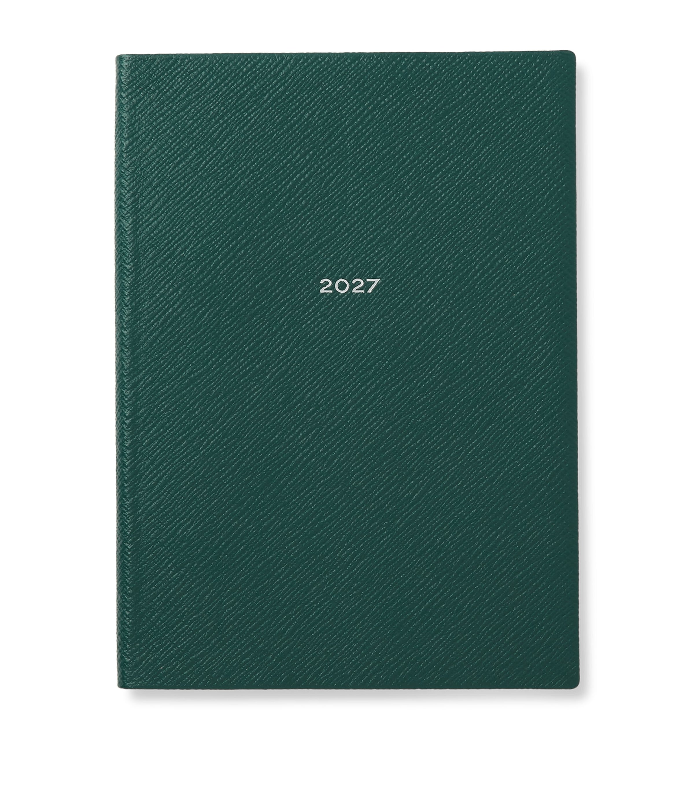 Smythson Leather Soho Weekly Diary 2027 Forest Green Image 1