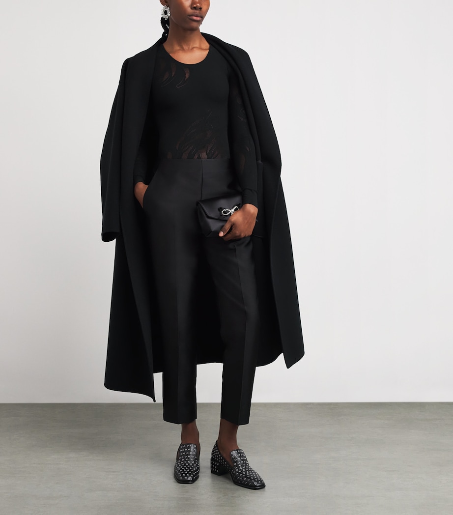 Net Rose Bodysuit 7005 BLACK Image 2