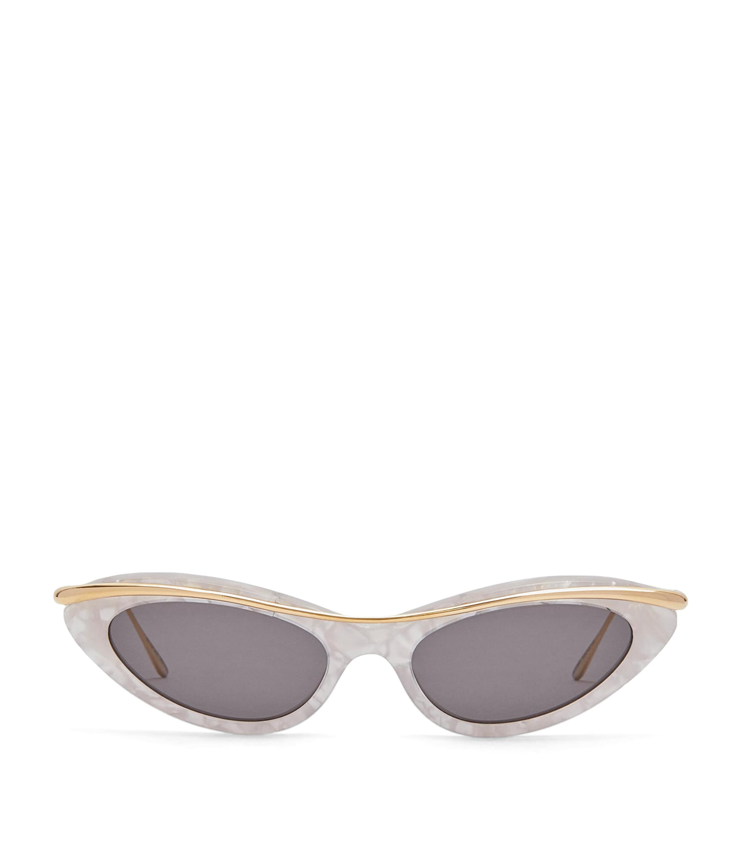 Loewe Whirl Cat Eye Sunglasses In Ivory