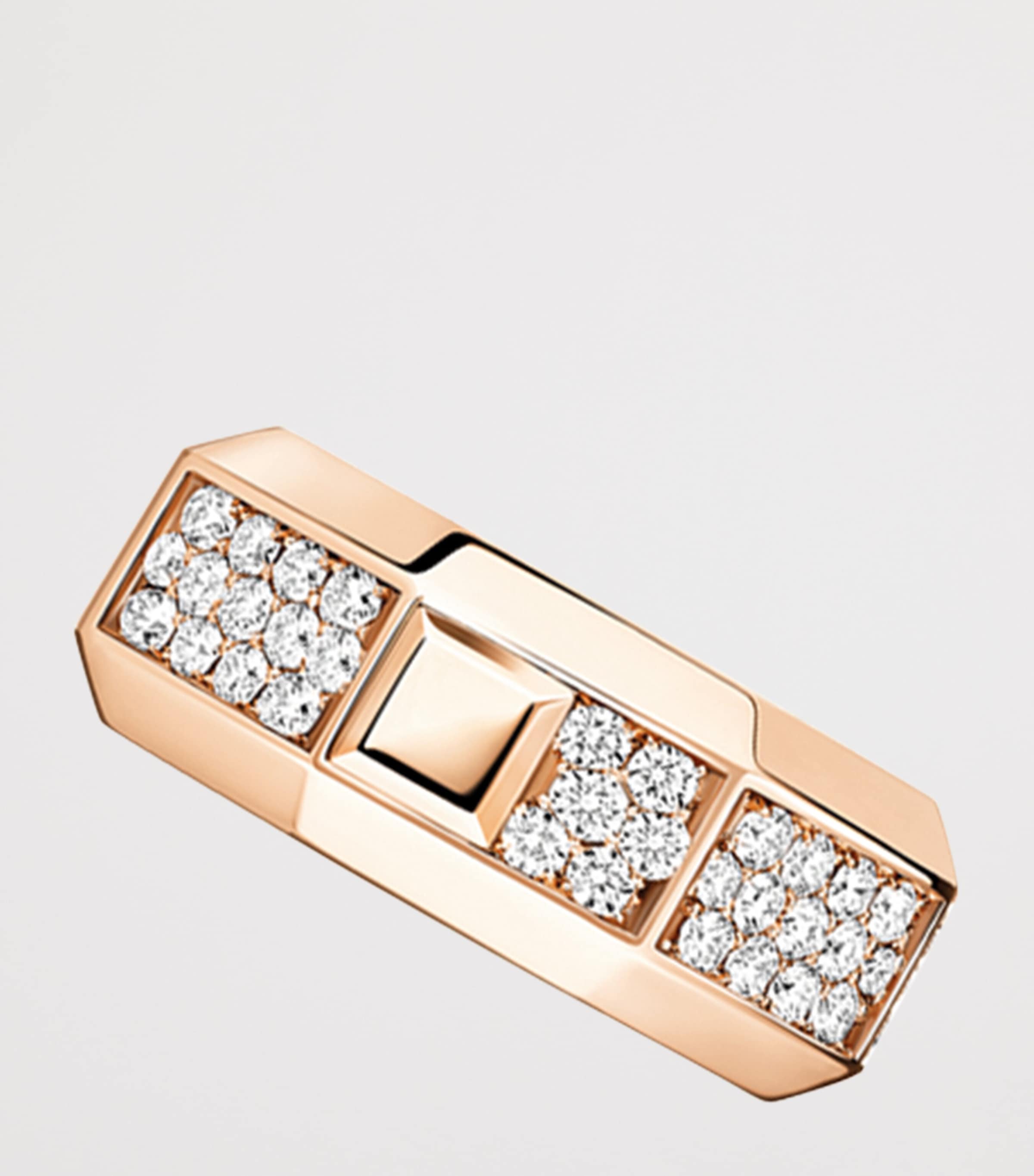 Messika Moderniste Pink Gold and Diamond Ear Cuff Pink Gold Image 3