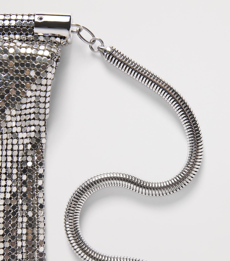 Rabanne Chainmail Shoulder Bag Silver Image 5