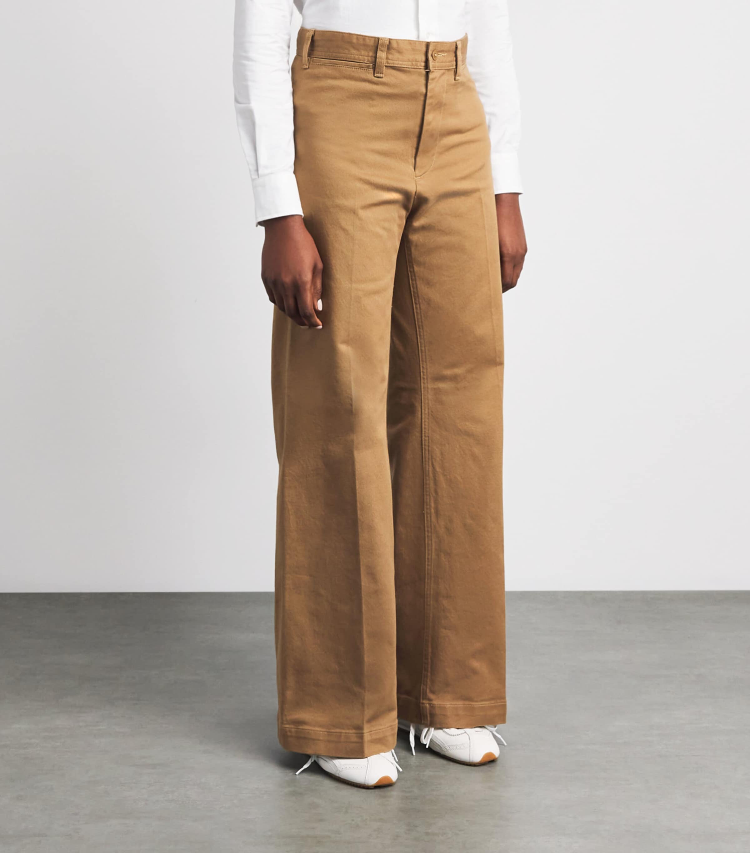 Polo Ralph Lauren Flared Beaton Trousers Tan Image 4