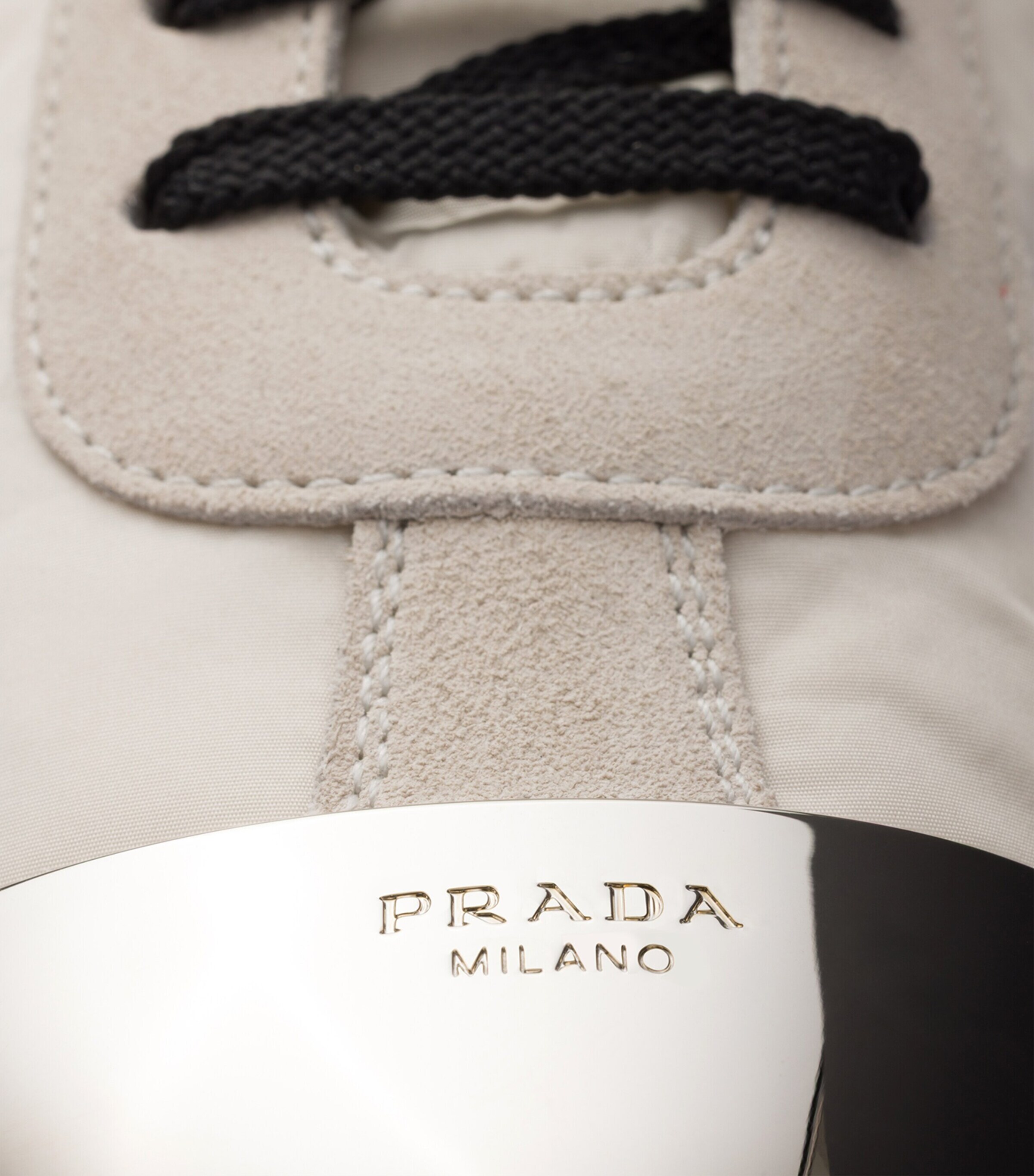 Suede and Re-Nylon Collapse Sneakers F0304 Image 5