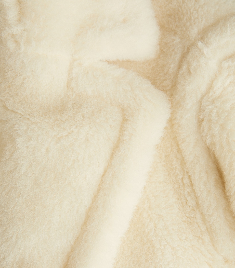 Teddy Bear Icon Coat WHITE Image 5