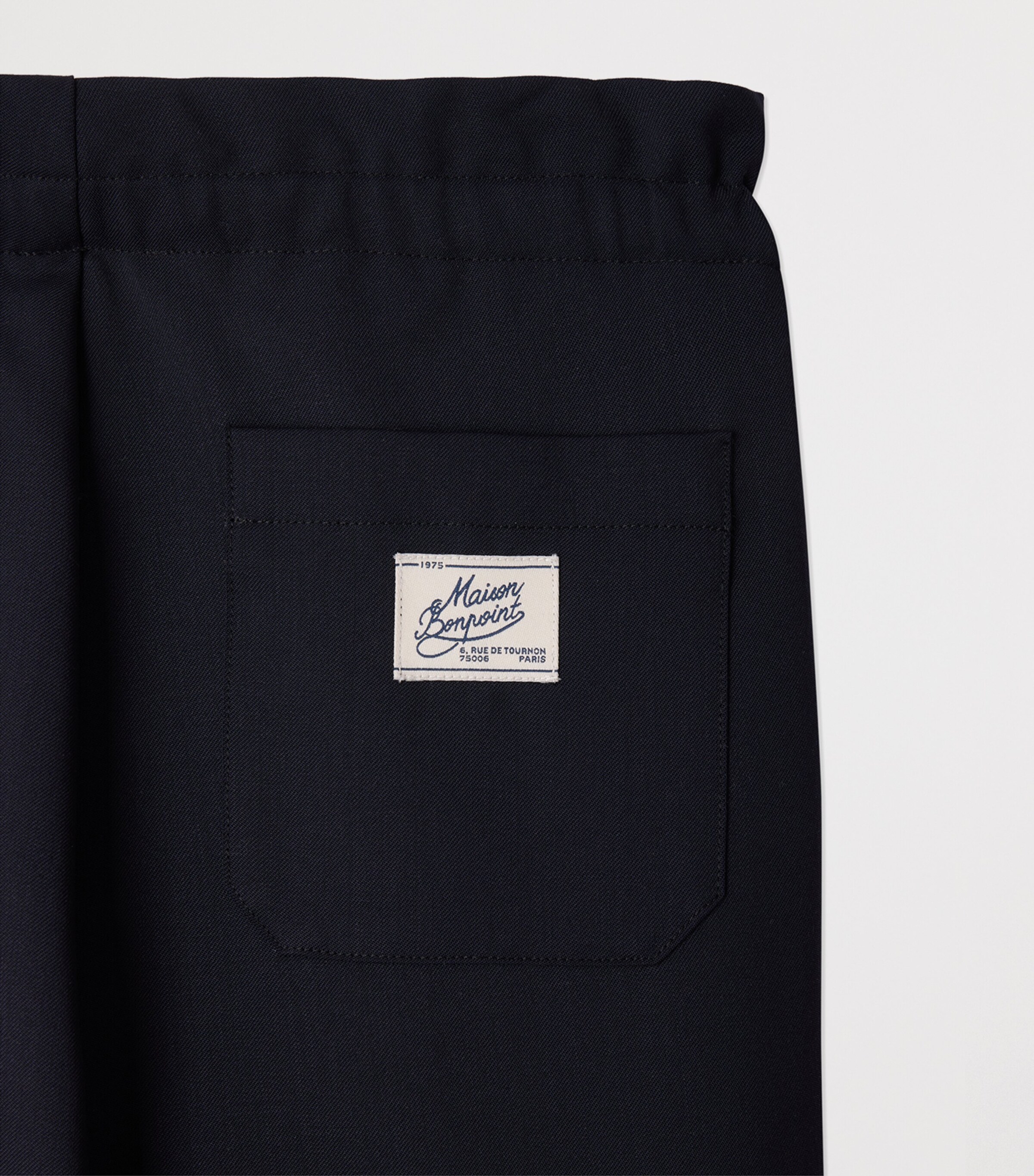 Bonpoint Wool-Blend Straight-Leg Trousers (4-8 Years) Marine Image 3